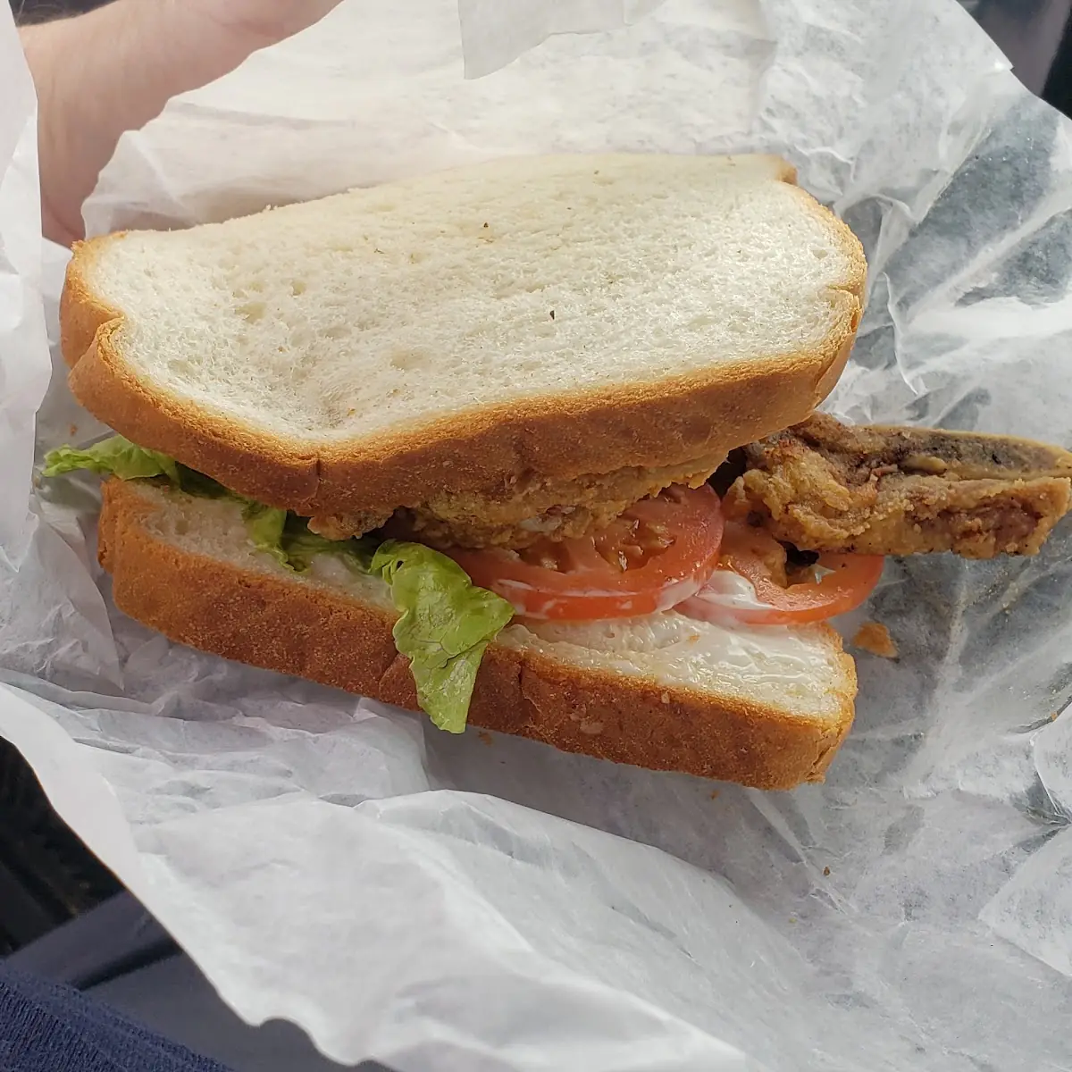 Pork Chop Sandwhich