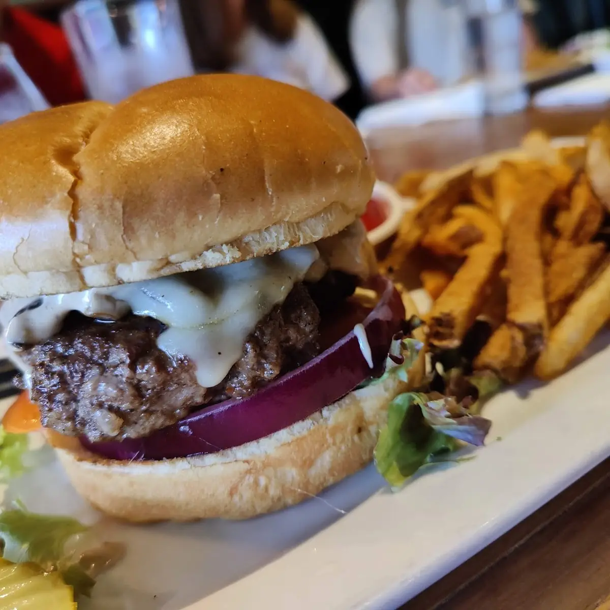 Mushroom Swiss Burger
