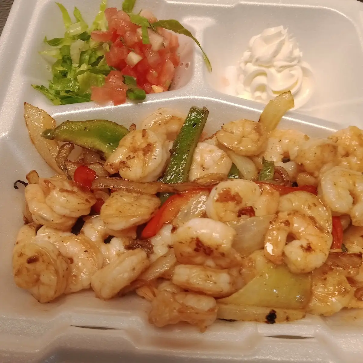 Shrimp Fajitas