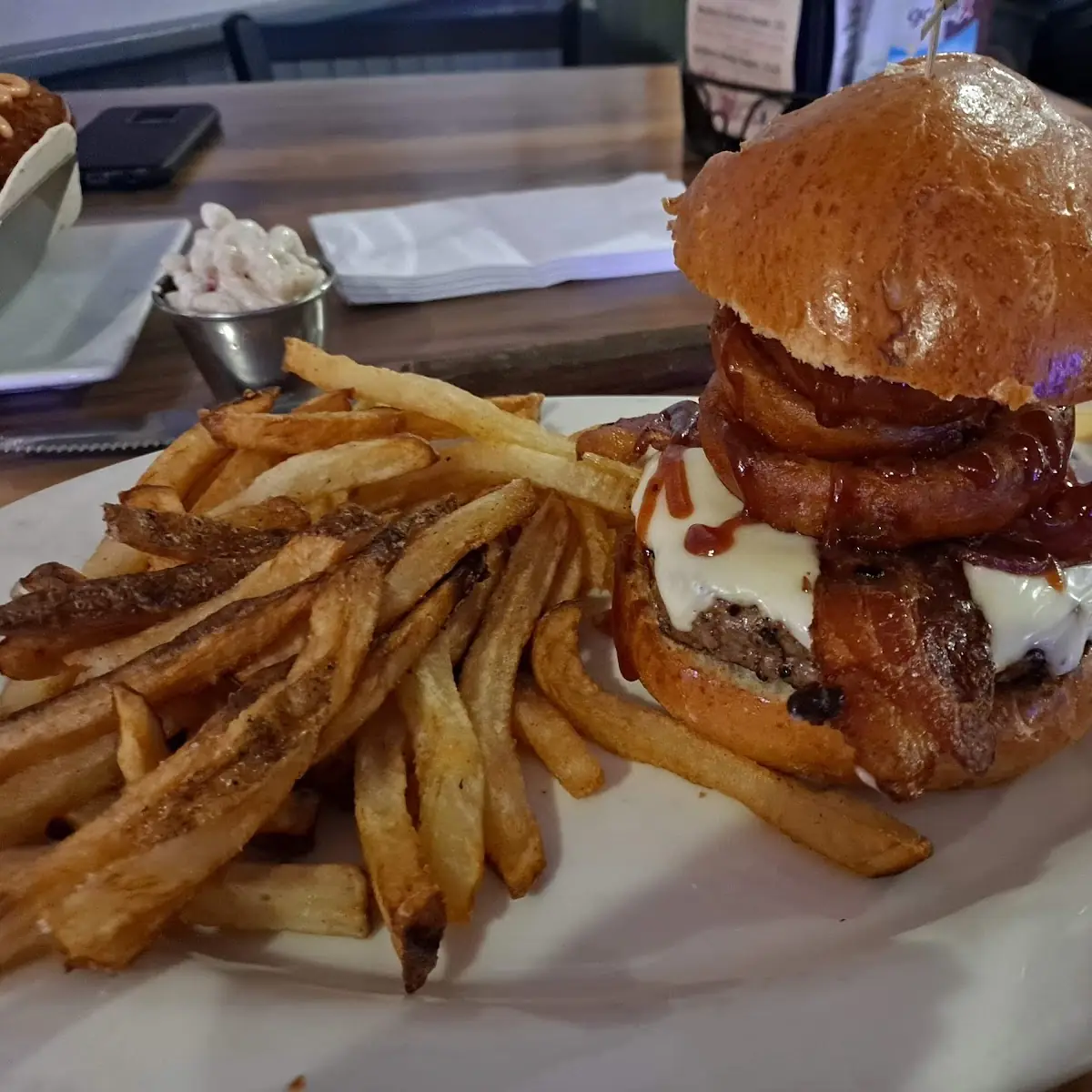 Hogzilla Burger and Fries