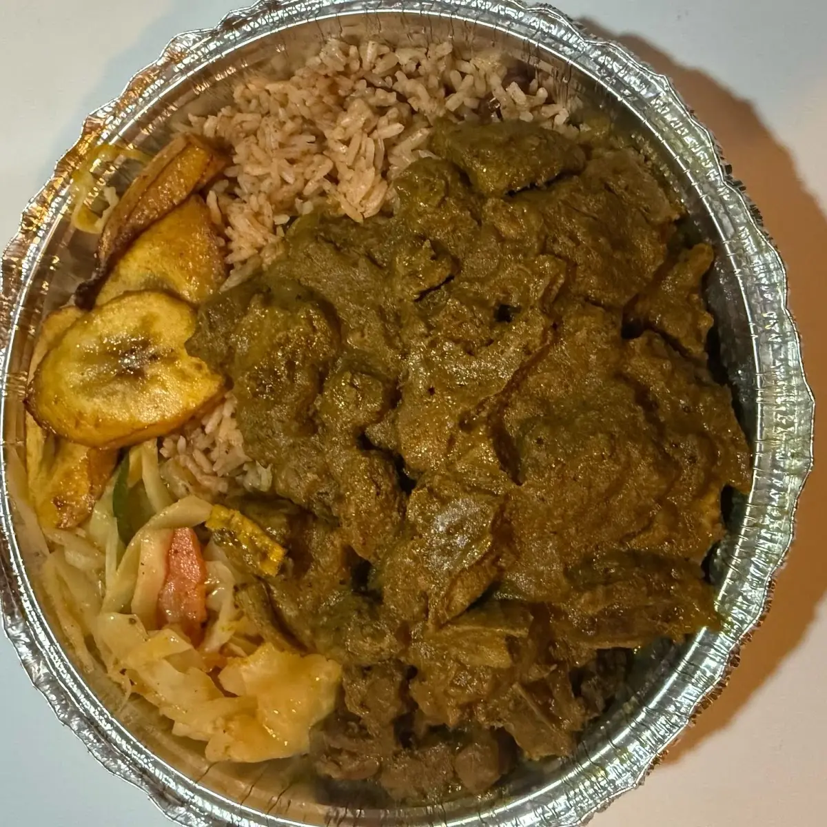 Curry Goat Platter (Large Only)