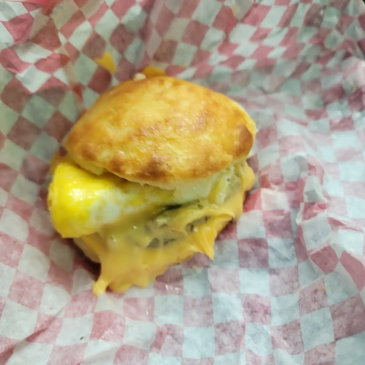 Sausage Egg and Cheese Biscuit