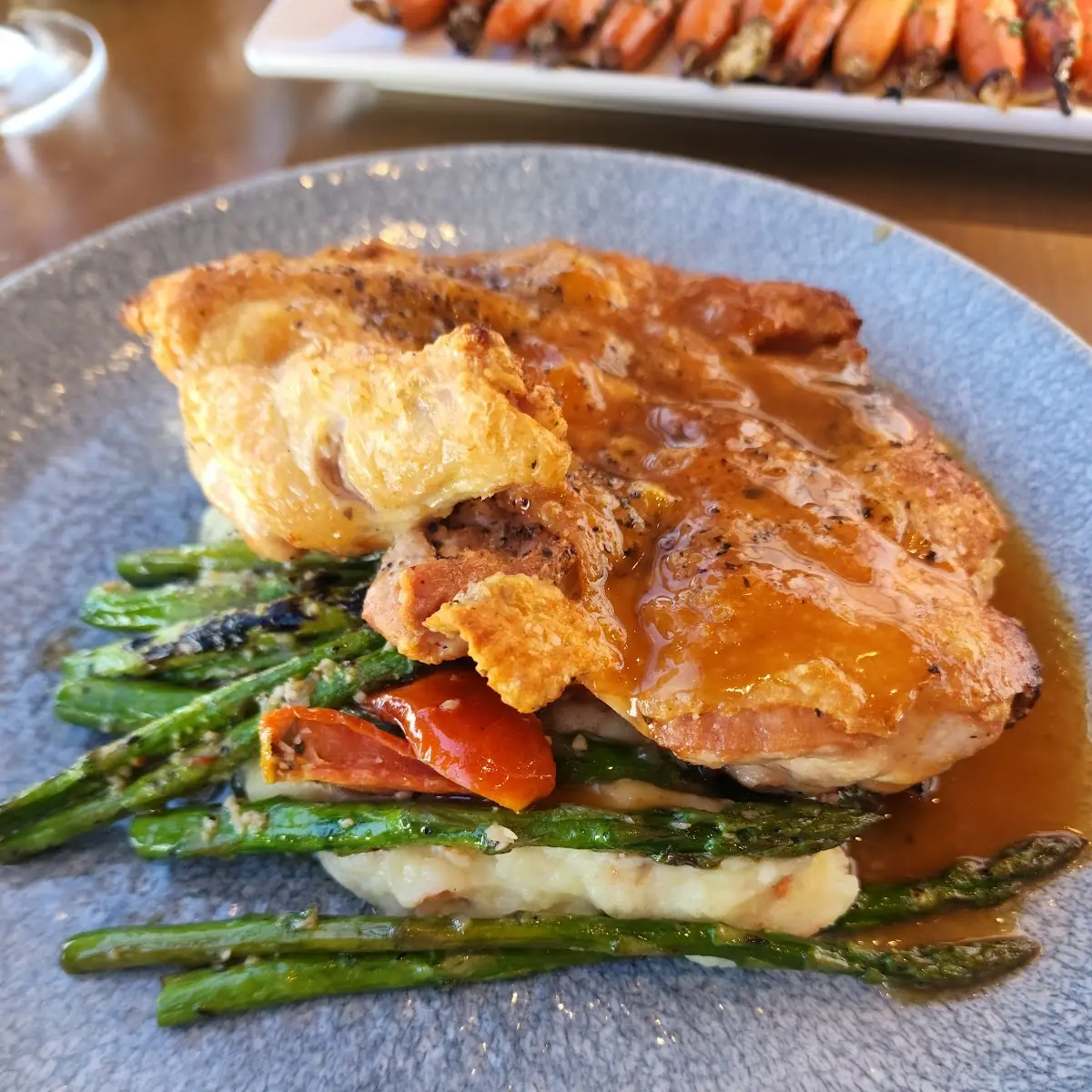 Pork Chop Saltimbocca