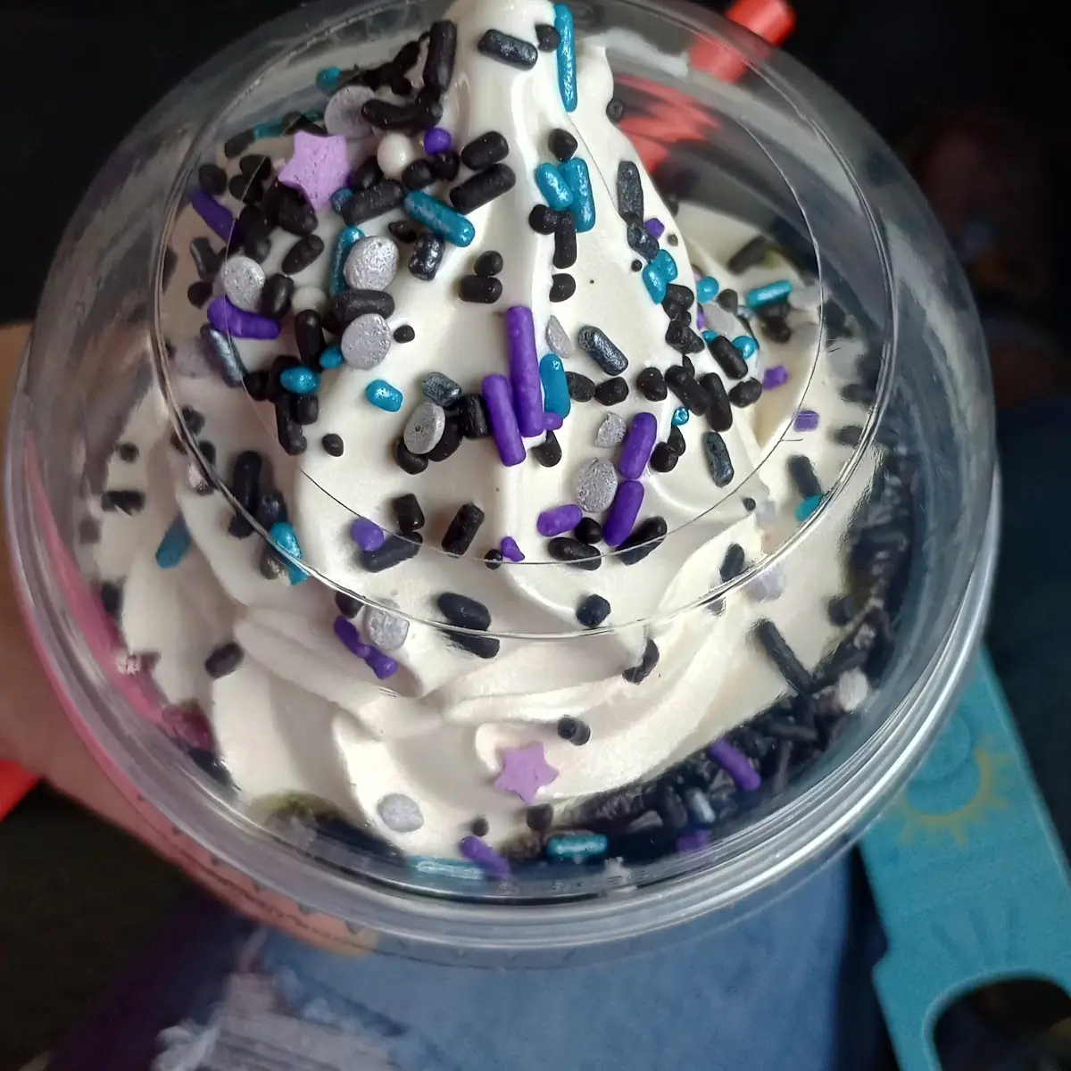 Sonic Blast Made with Oreo Cookie Pieces
