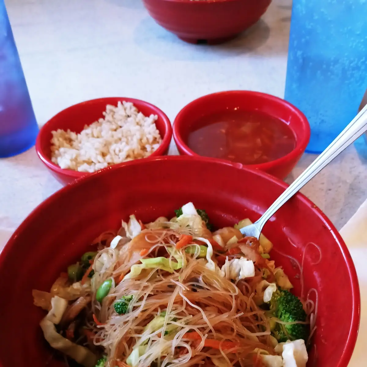 Veggies with Rice Noodles