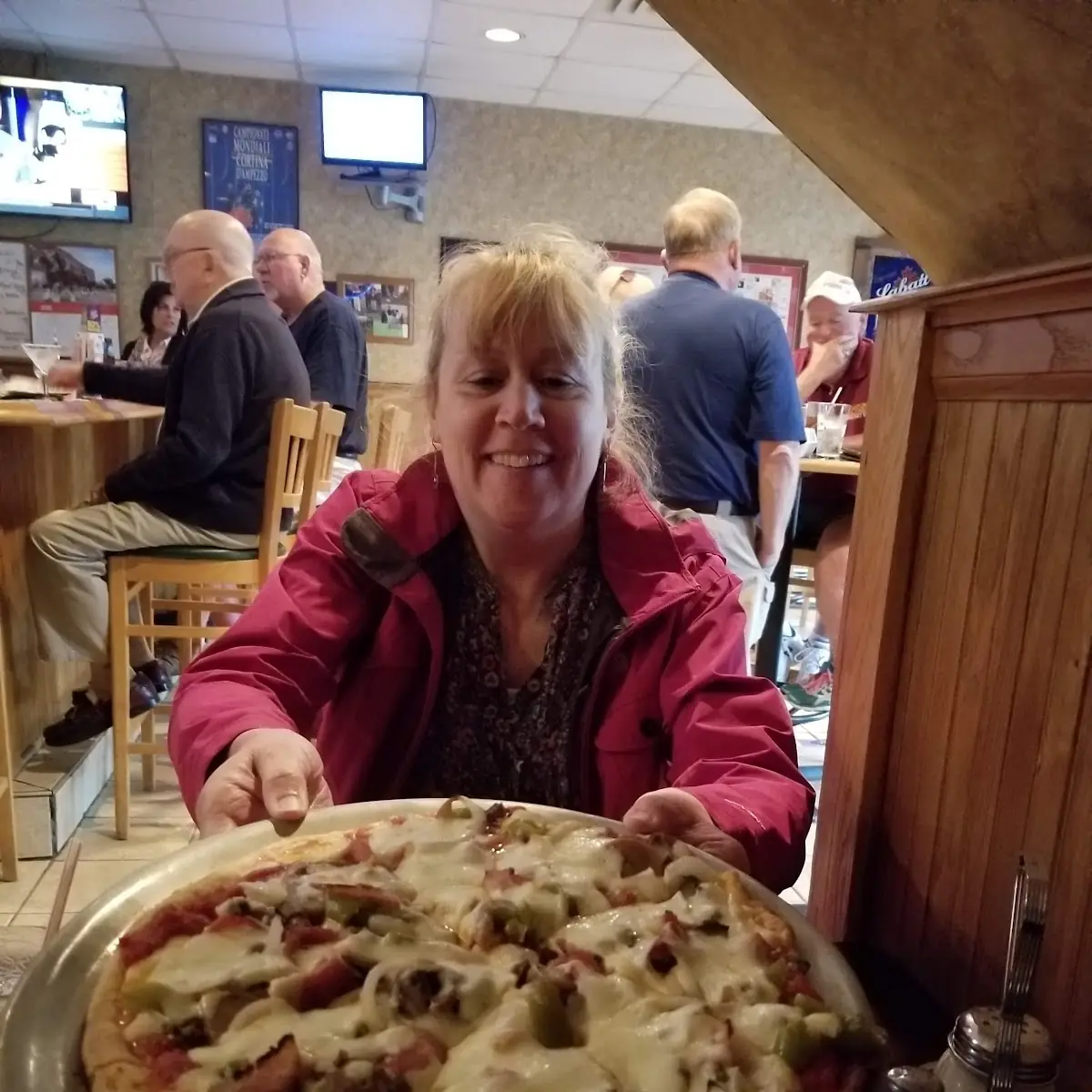 Veggie Pizza with Marinara Sauce