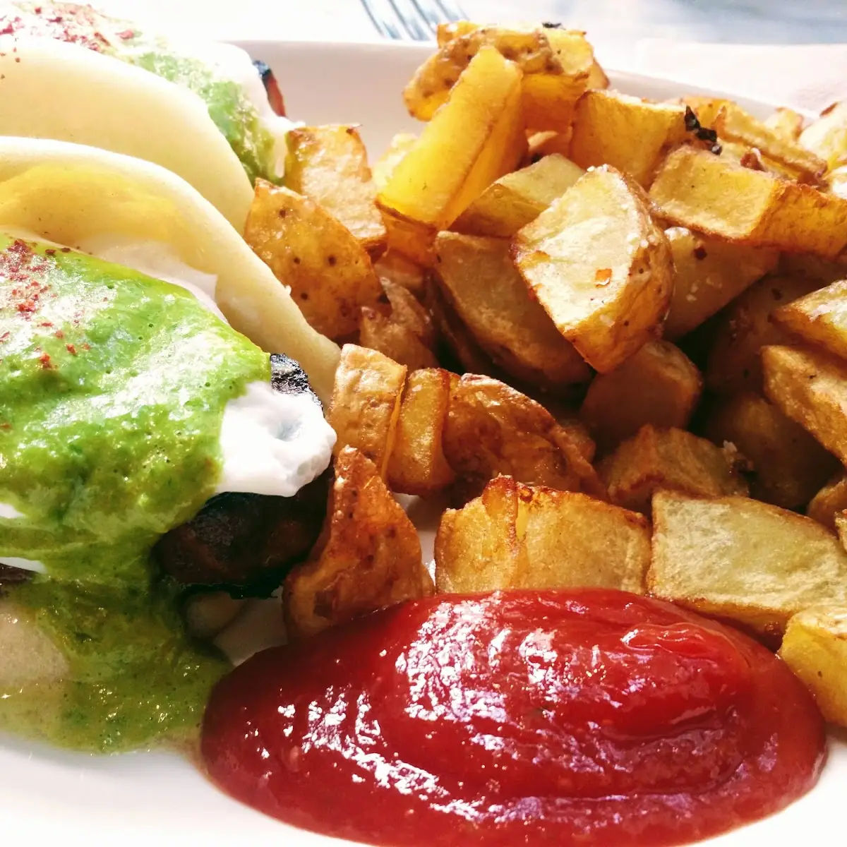 Pork Belly Eggs Benedict