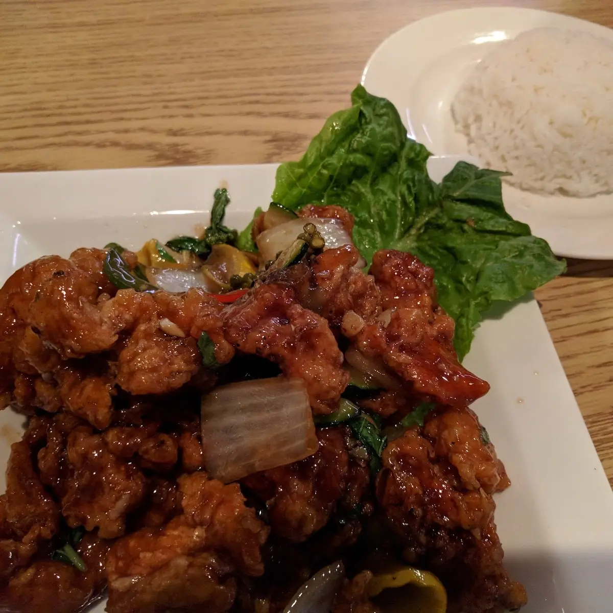 Honey Basil Crispy Chicken