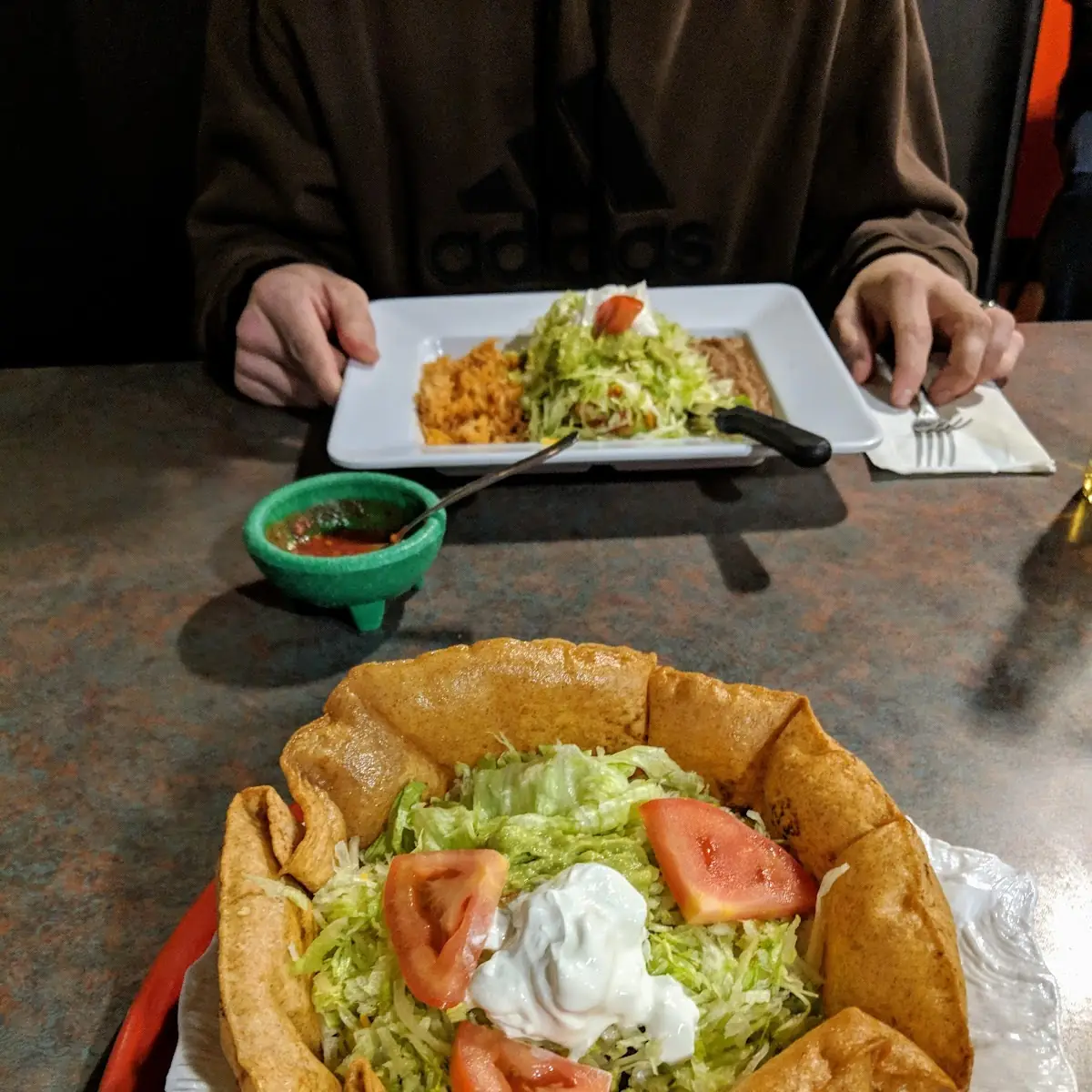 Taco Salad in a Shell