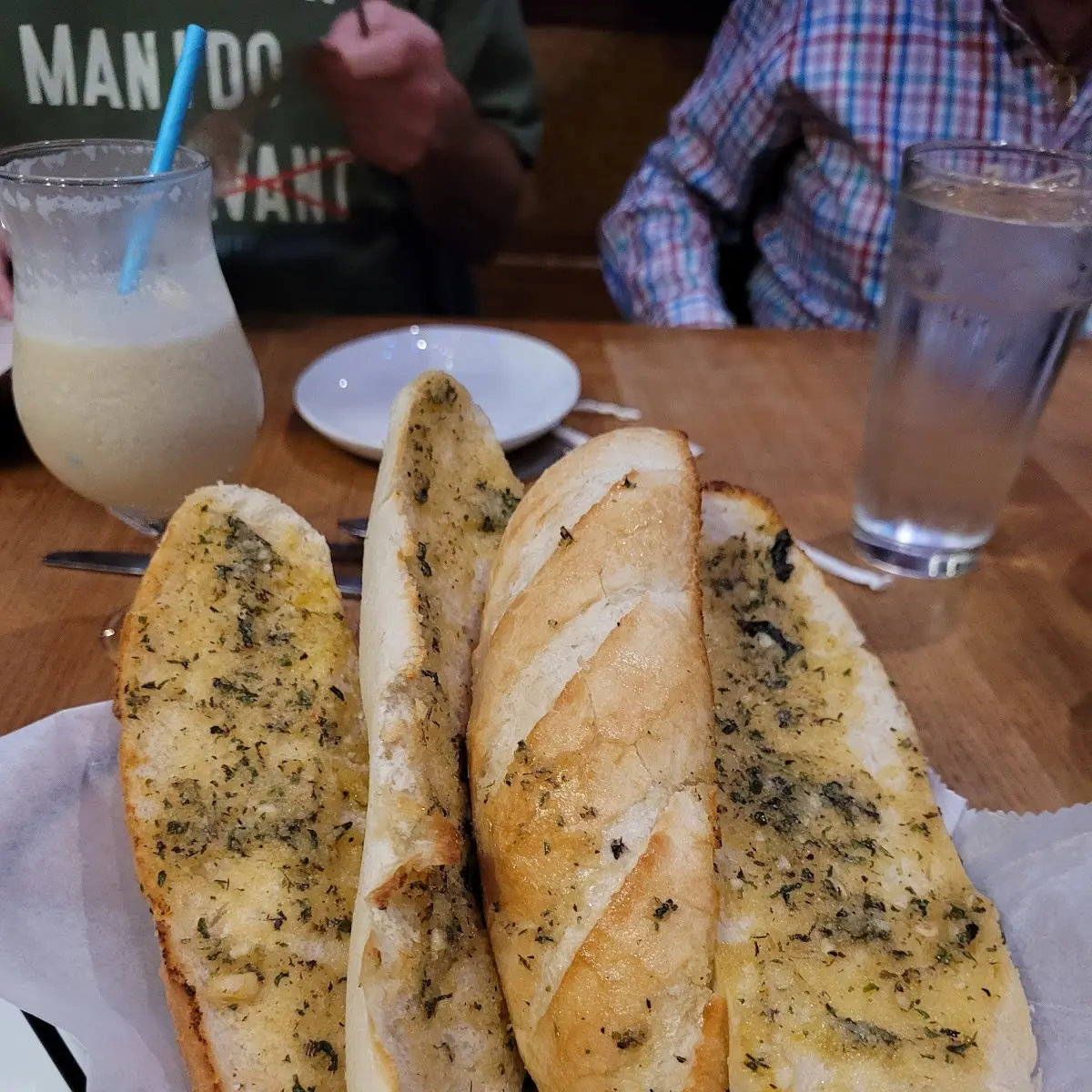 Garlic Bread Before Meal