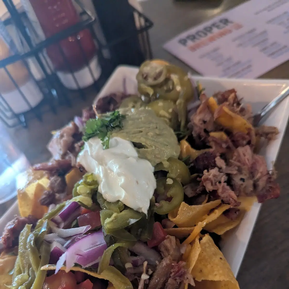Pulled Pork Nachos with Jalapeños