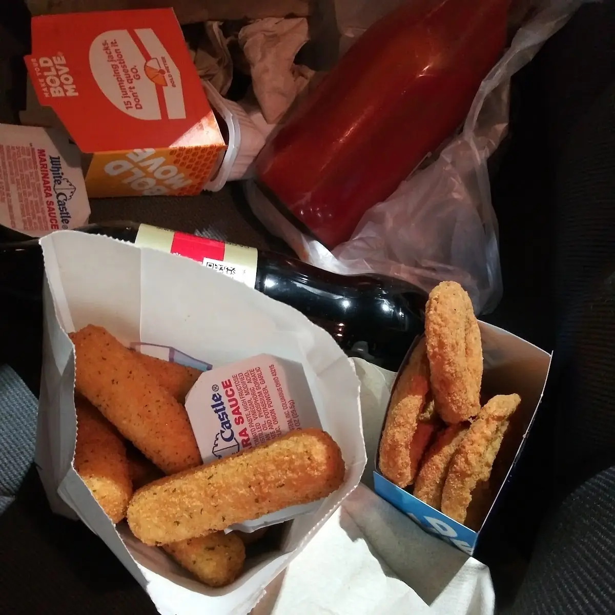 Cheese Sticks and Chicken Rings