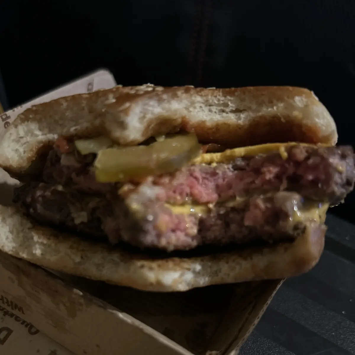 Double Quarter Pounder Uncooked
