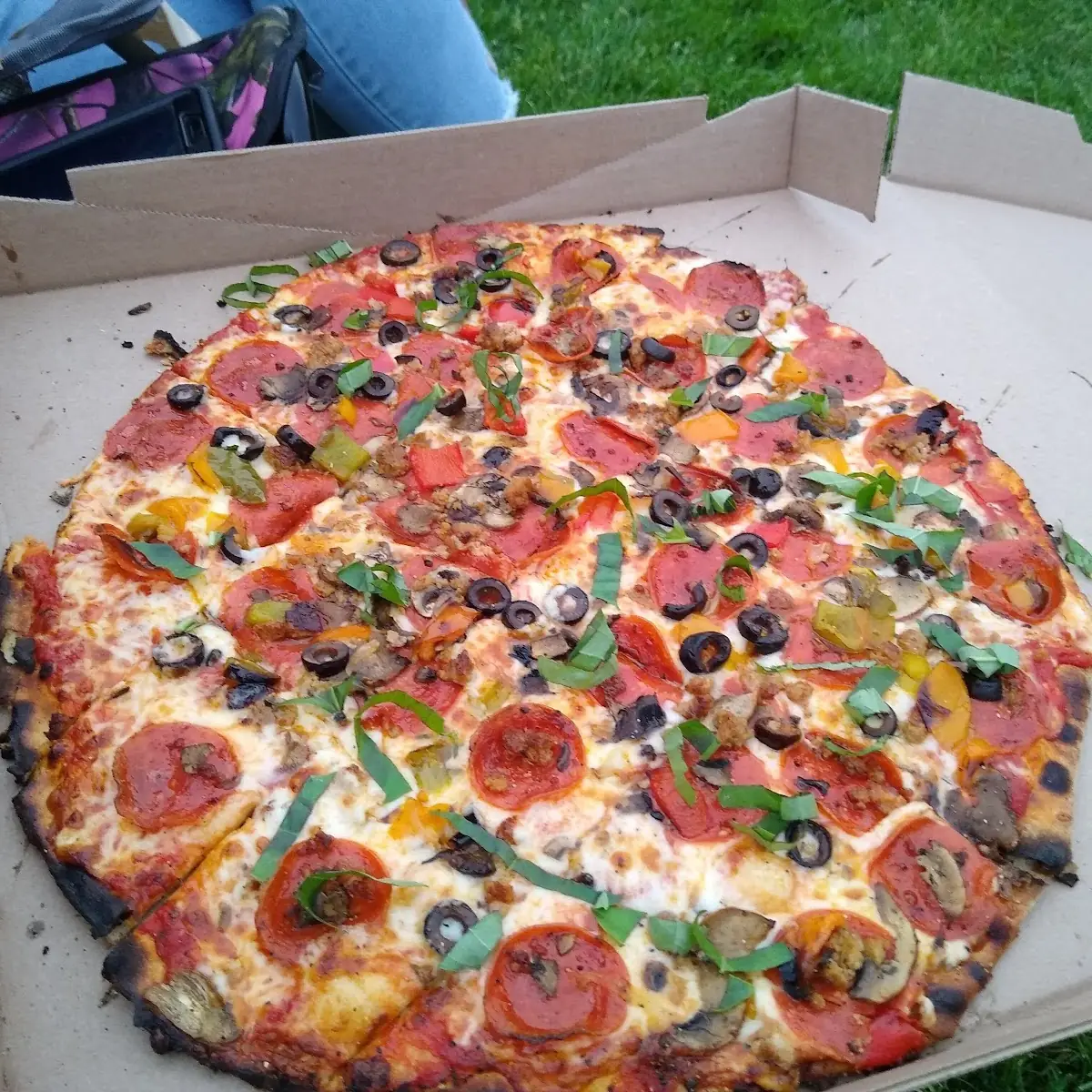 Pizza with the Freshest of Herbs and Spices