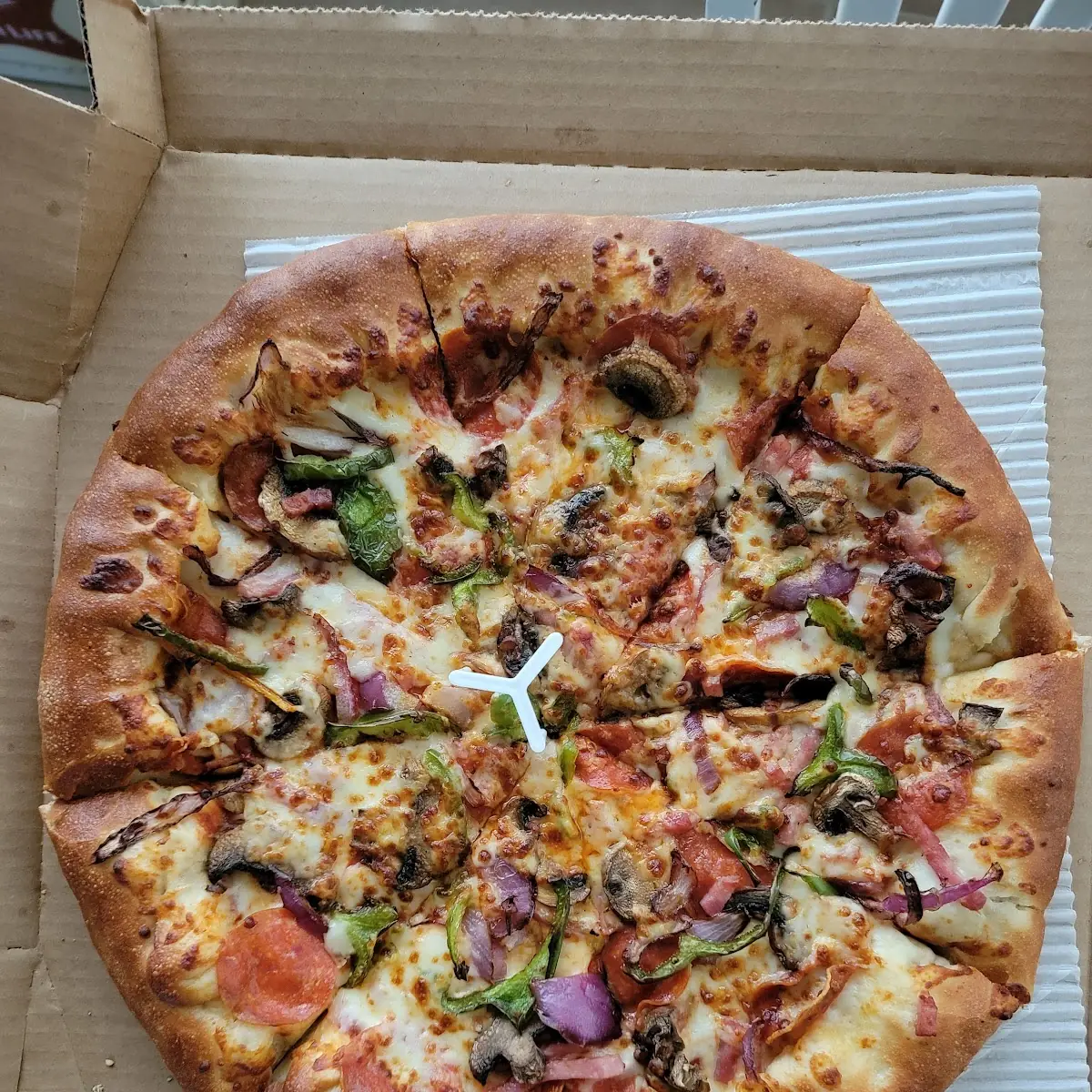 Stuffed Crust Supreme Pizza