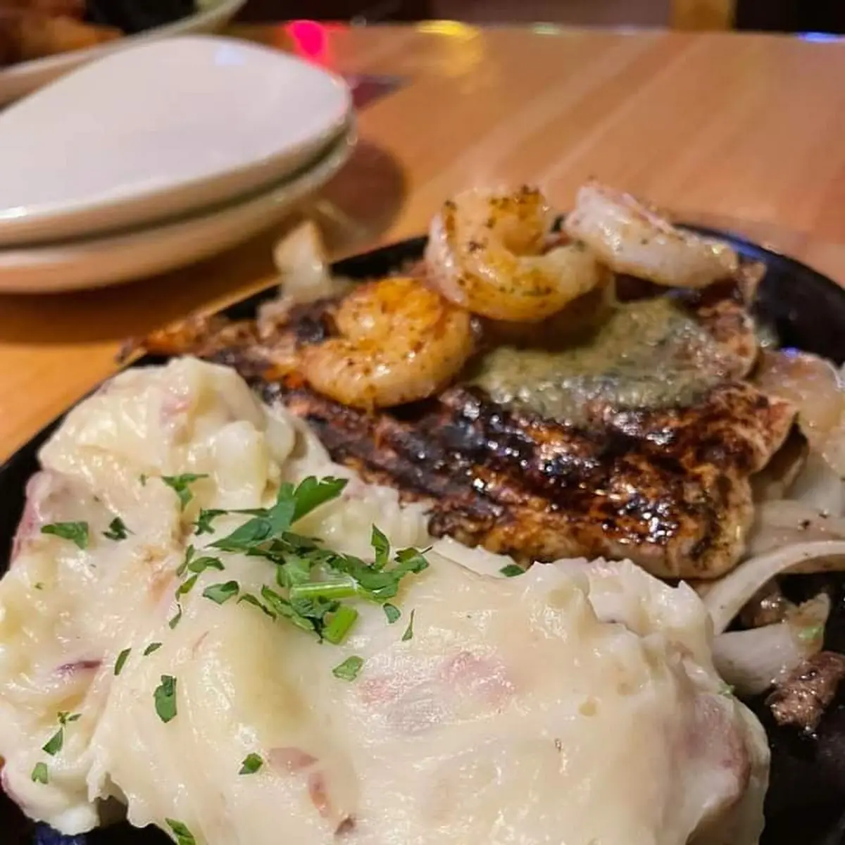 Shrimp 'N Parmesan Sirloin