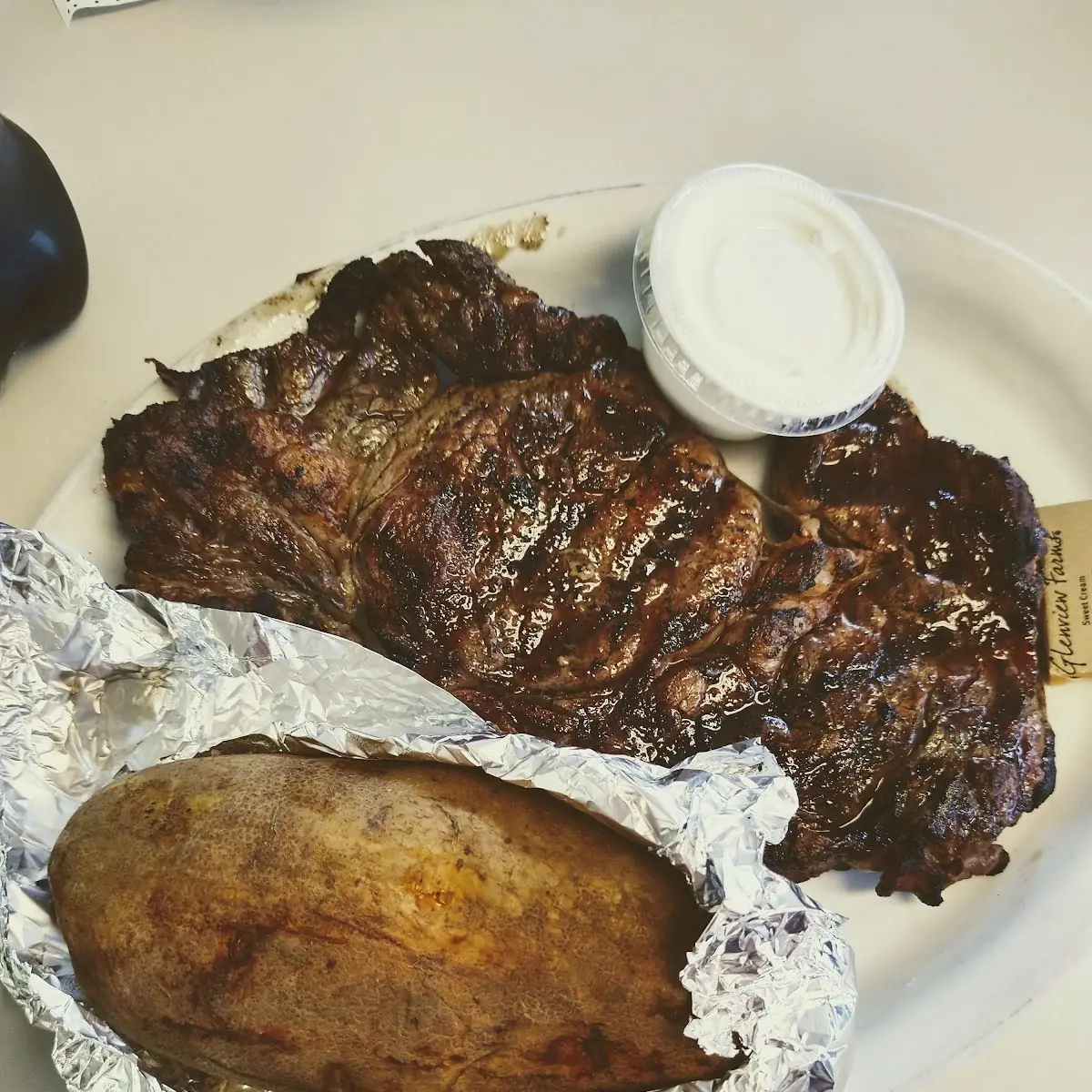 Ribeye Steak and Baked Potato