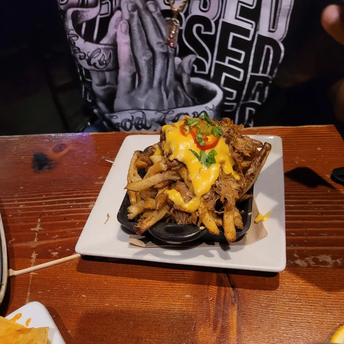 Savor Spear Bourbon BBQ Nachos