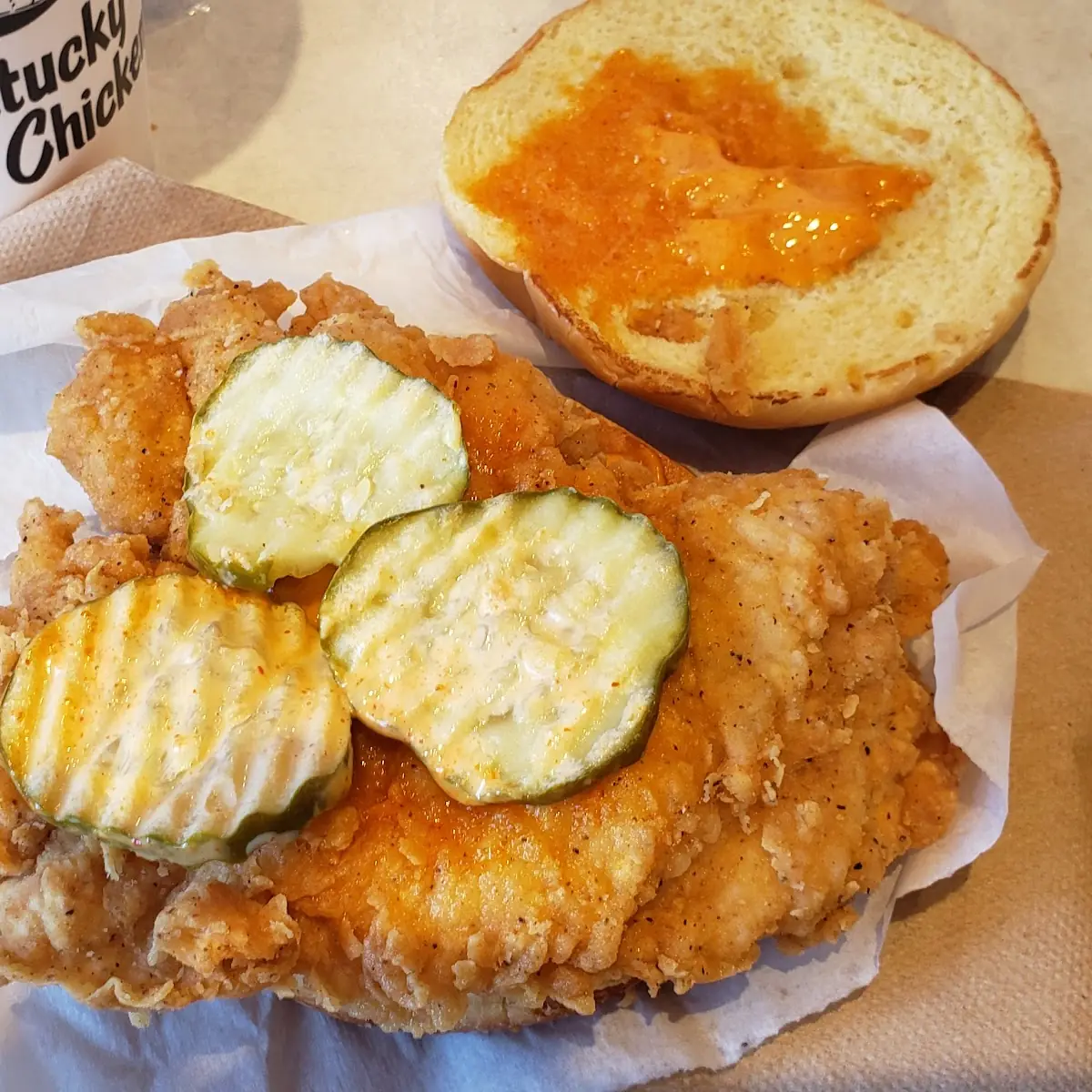 KFC Spicy Chicken Sandwich