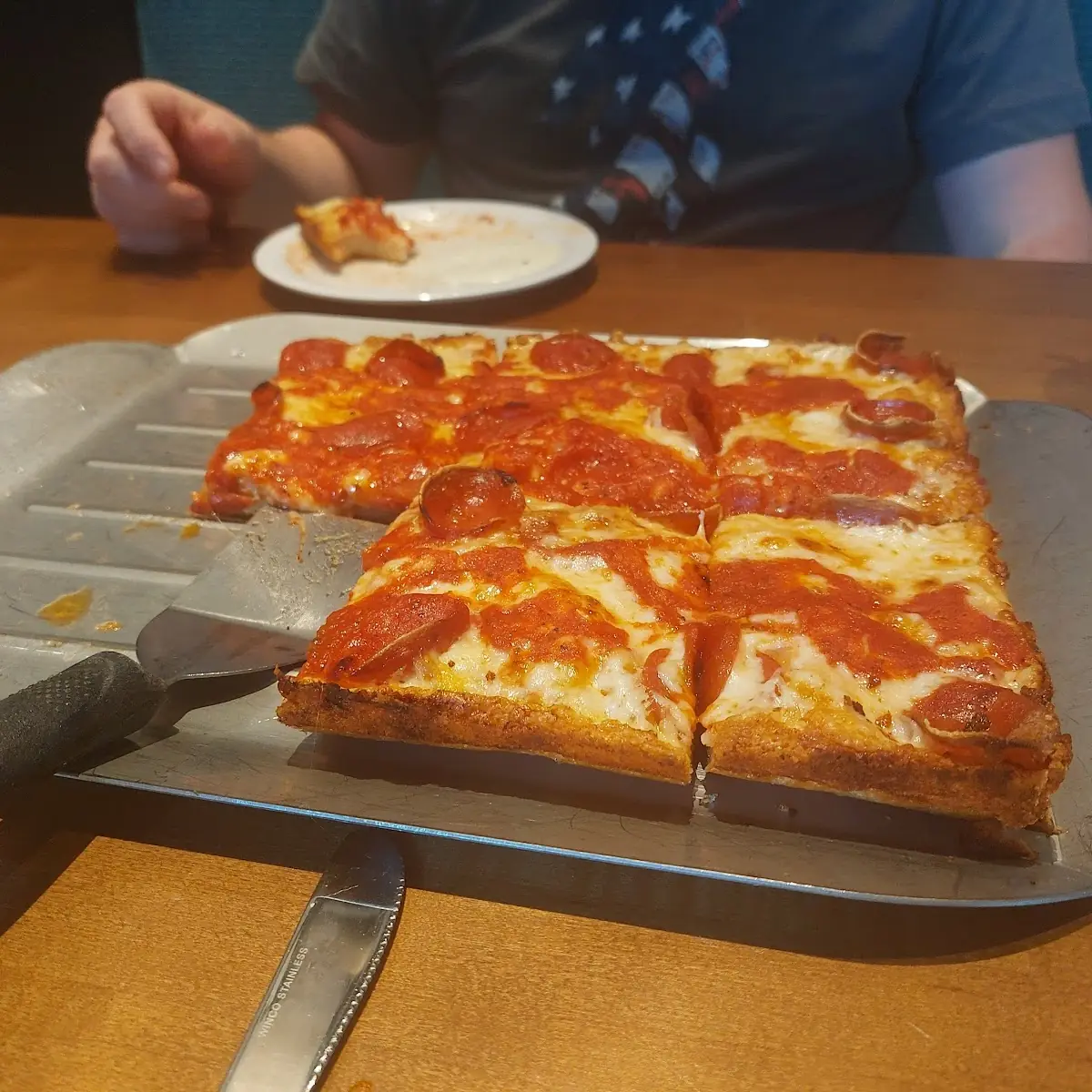Double Peperoni Deep Dish Cheese Pizza