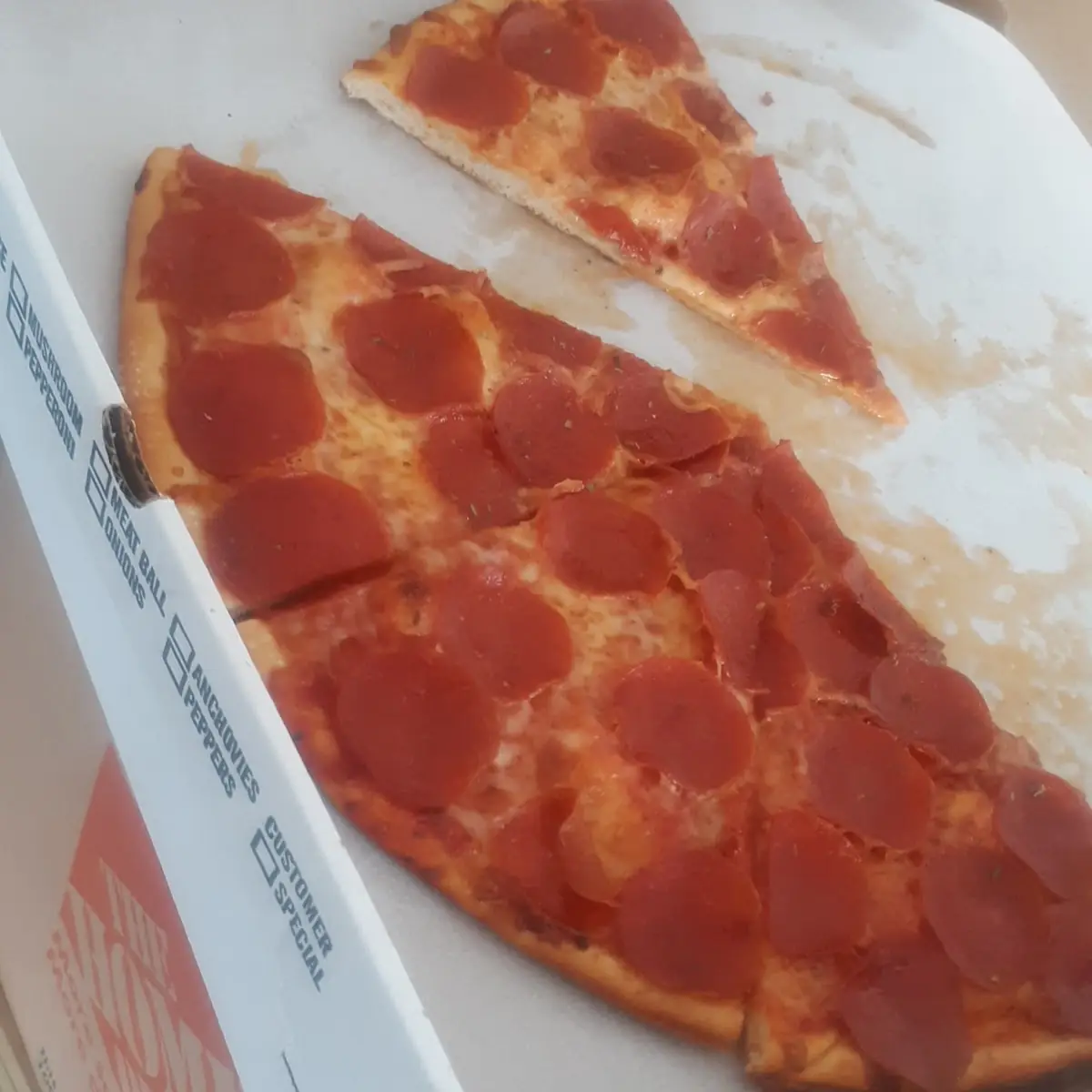 Thin Crust Pepperoni Pizza