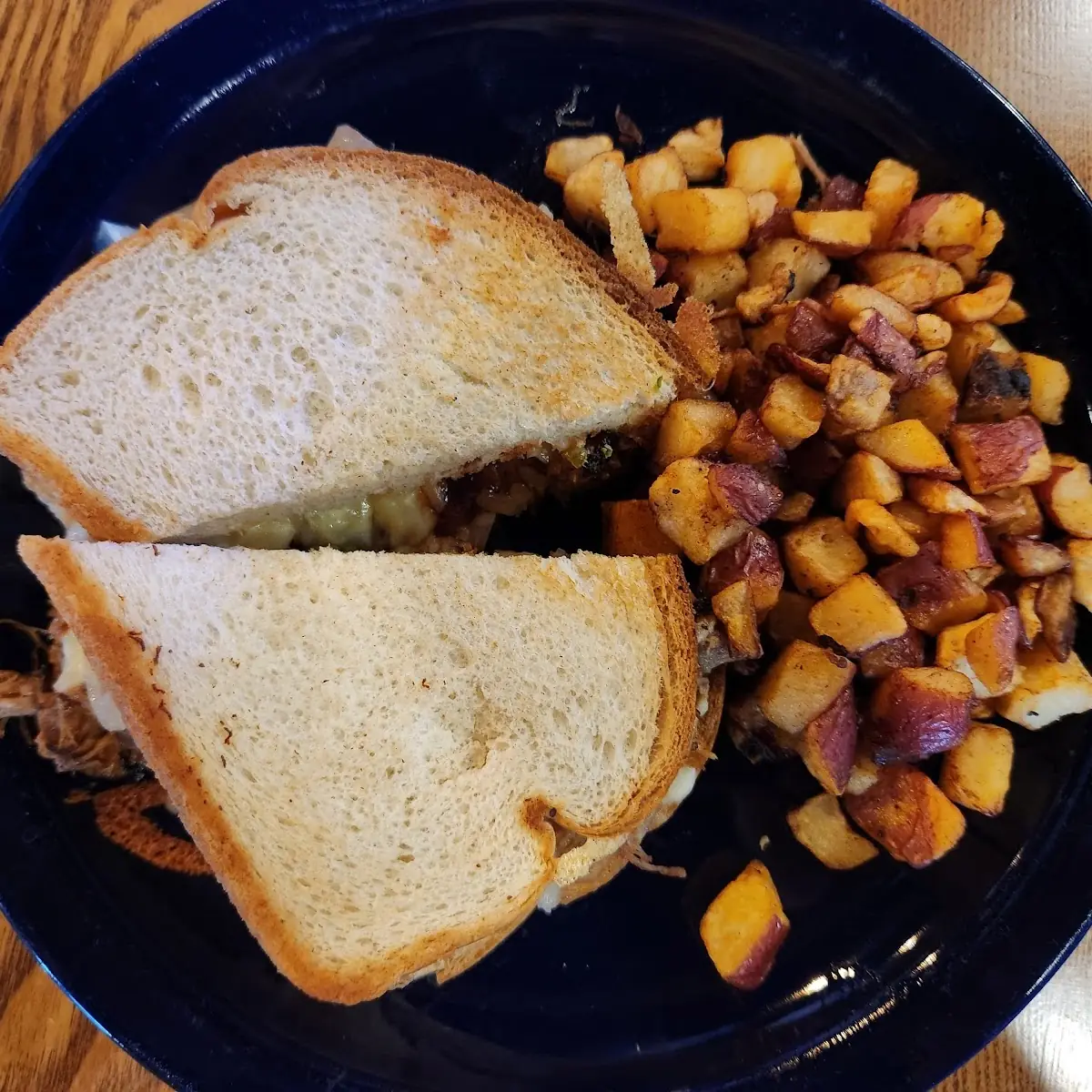 Pulled Pork Grilled Cheese