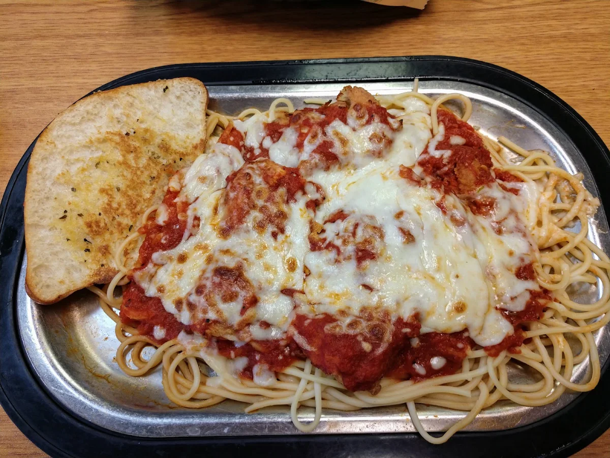 Chicken Parmesan & Spaghetti