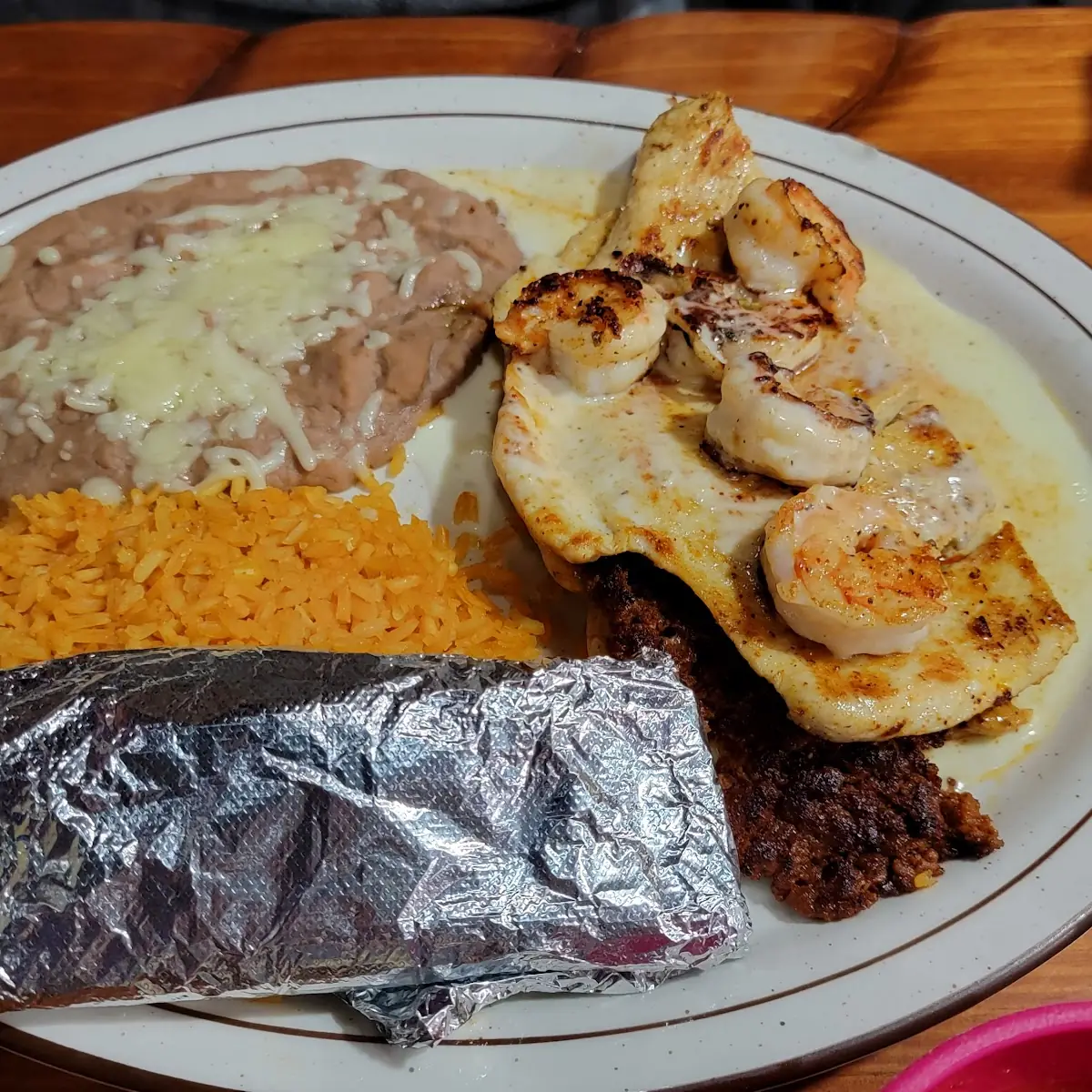 Quesadilla Rice & Beans