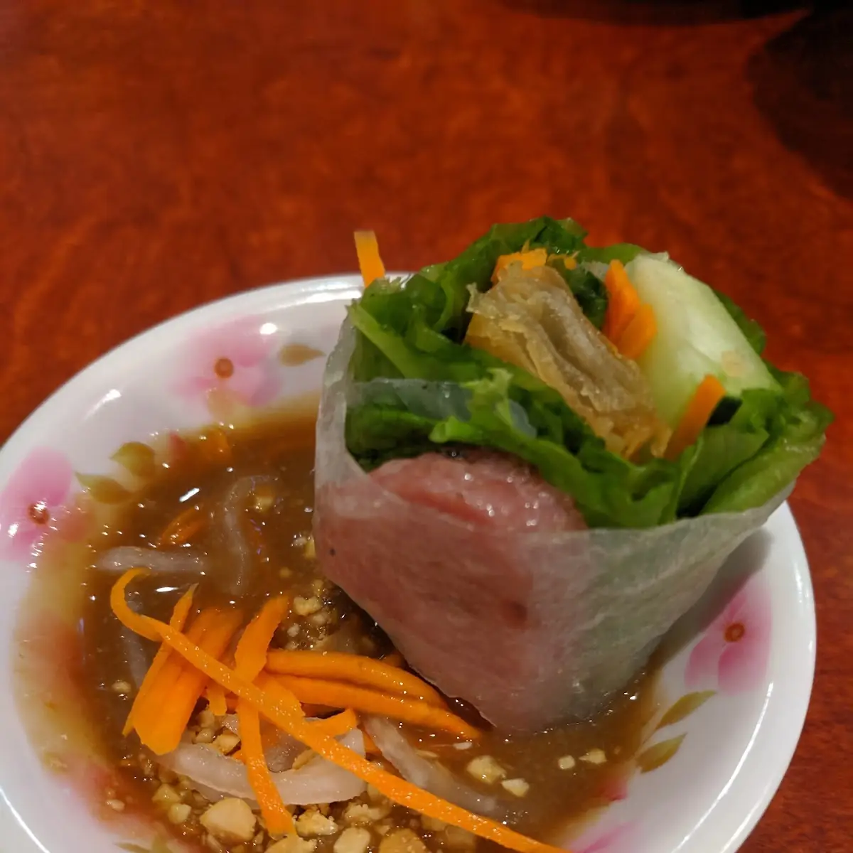 BBQ Pork Spring Roll