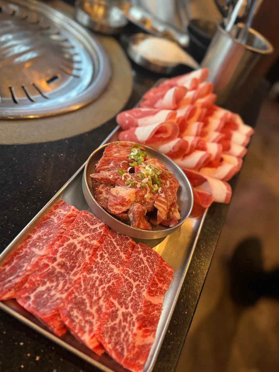 Sliced Beef Grilling
