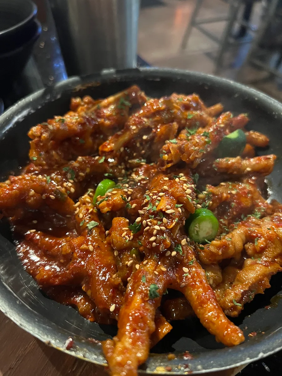 Spicy Chicken Feet with Bone