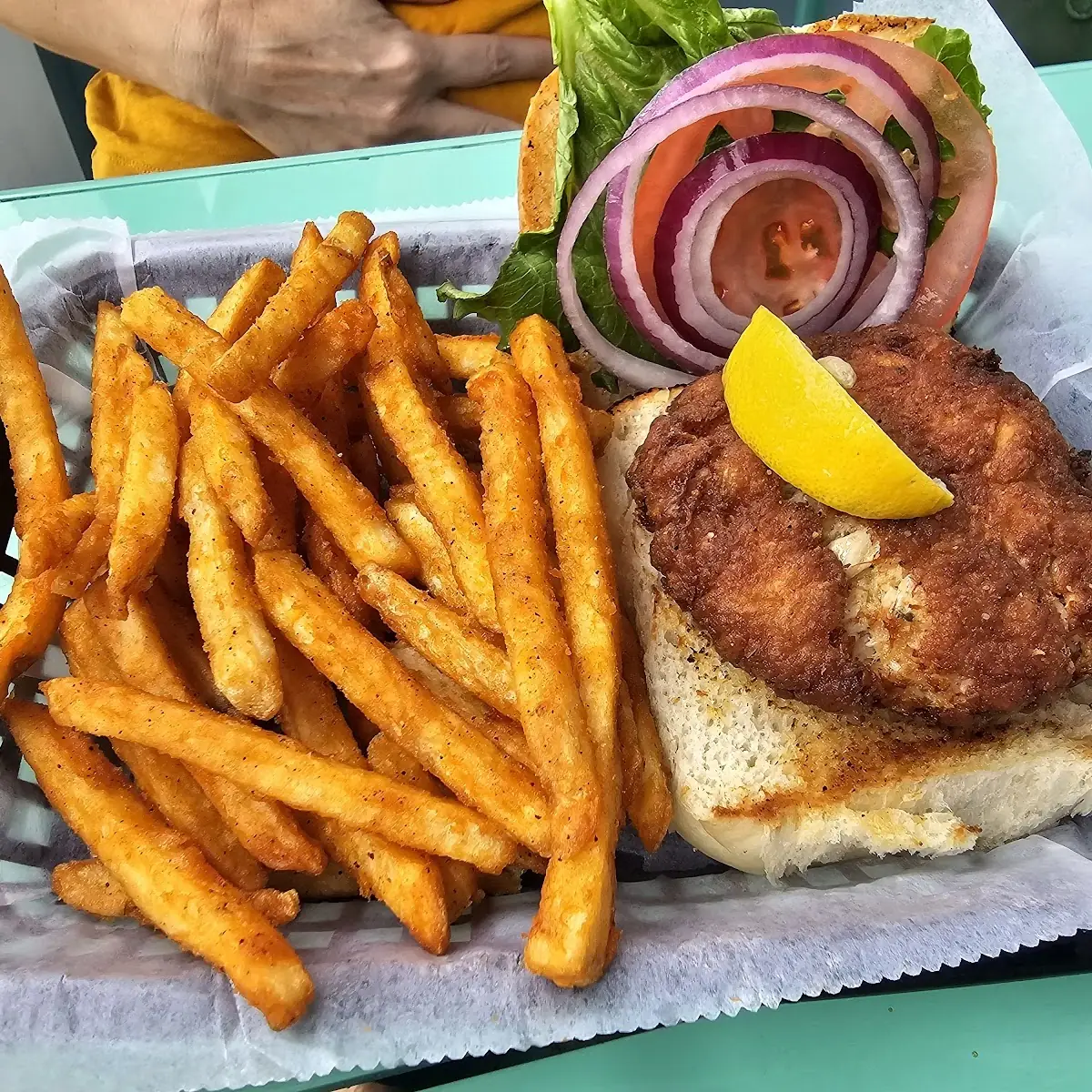 Crunchy Fish Sandwich