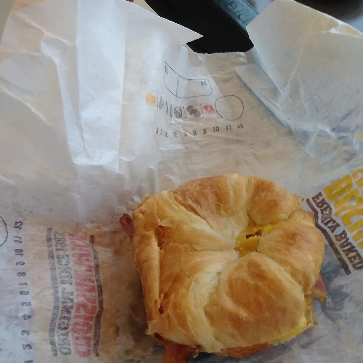 Bacon Egg and Cheese Croissant