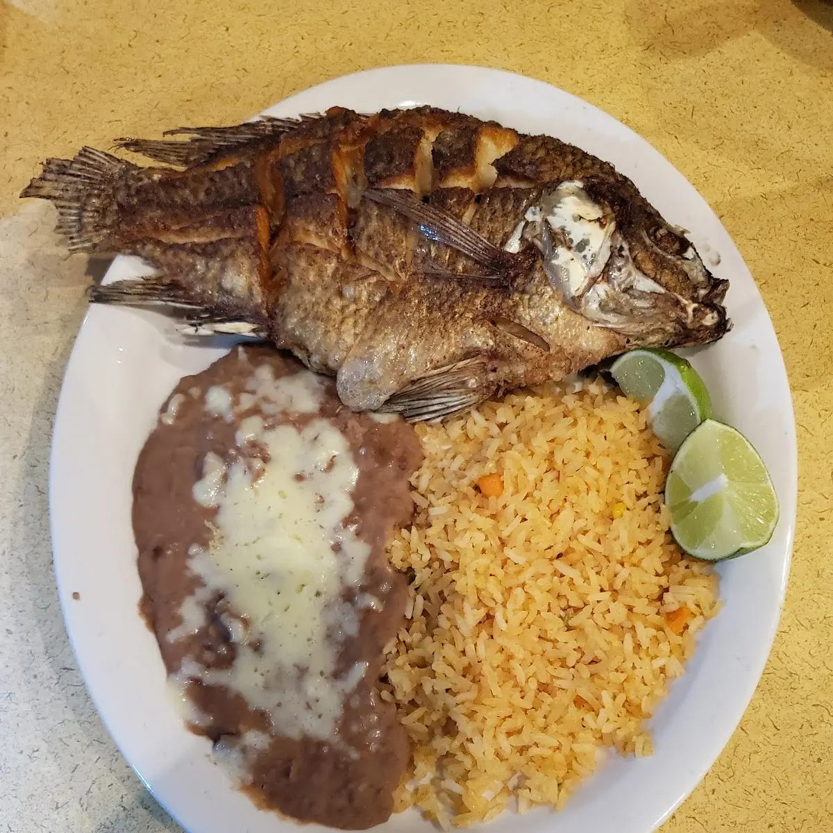 Mojarra Frita / Whole Deep Fried Tilapia