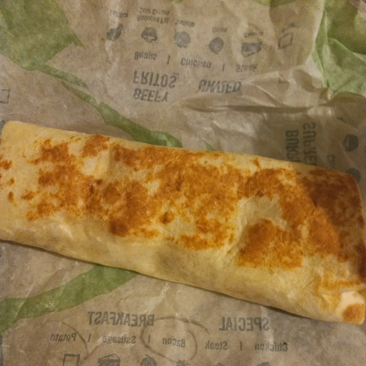Bacon Breakfast Burrito