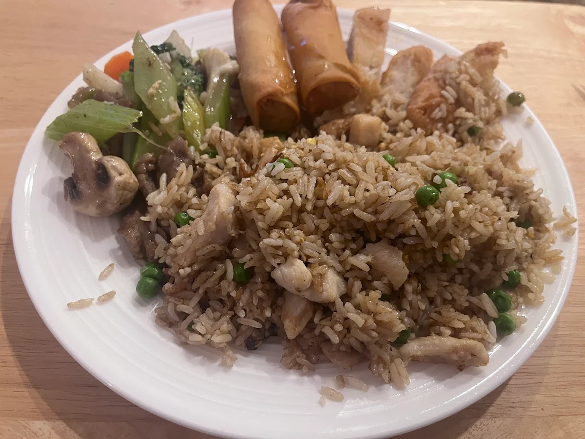 Cunry Chicken Fried Rice, Wok Out Restaurant
