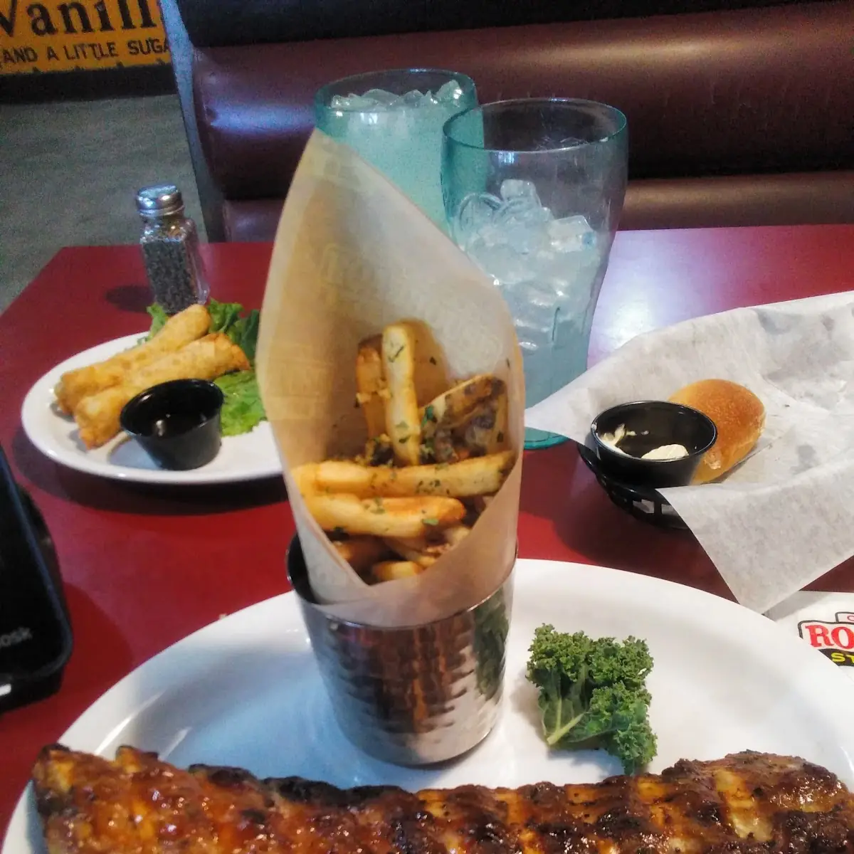 Baby Back Ribs and Fries