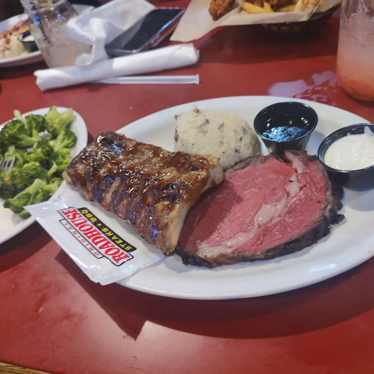 Prime Rib & Baby Back BBQ Ribs Combo