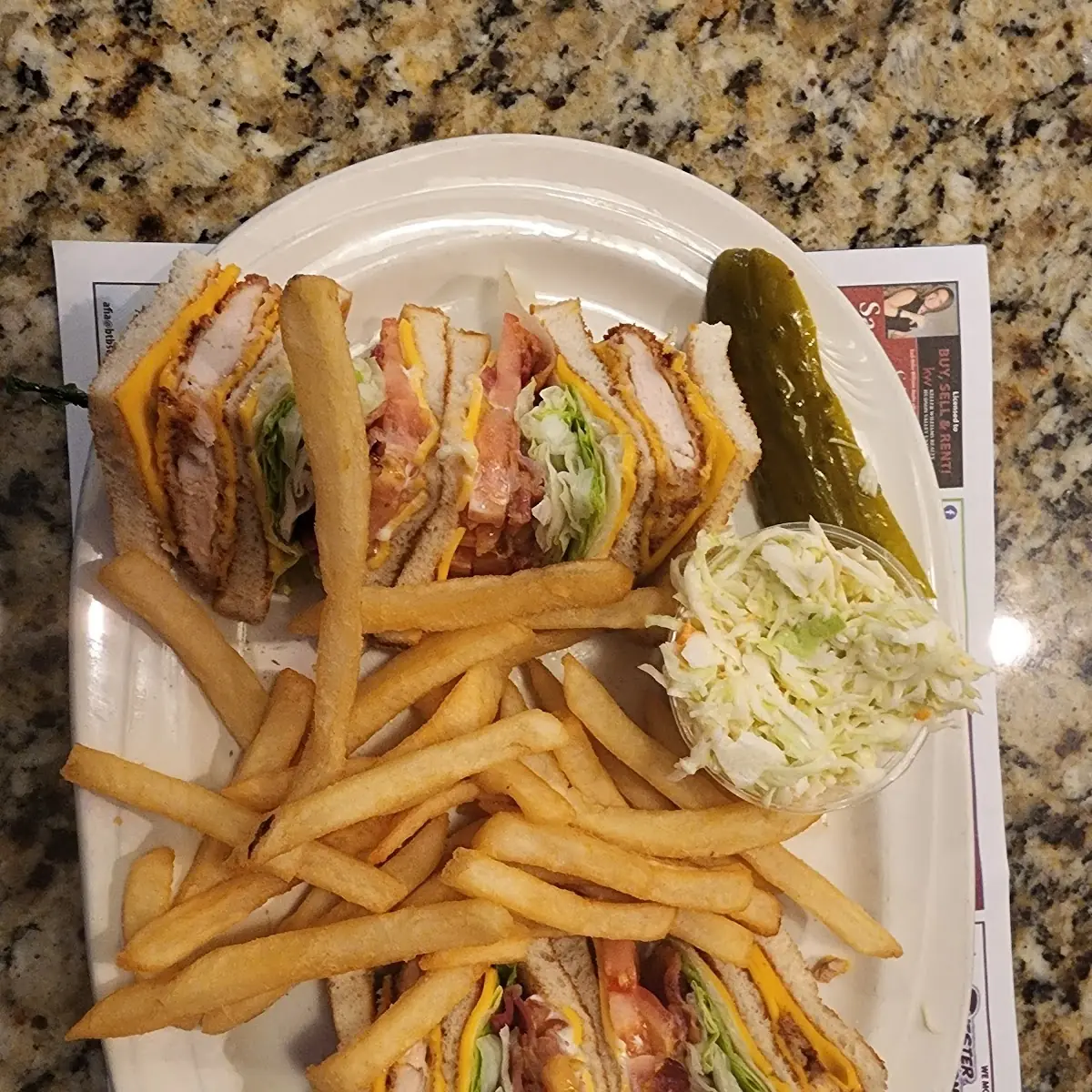 Fried Chicken Club Sandwiches