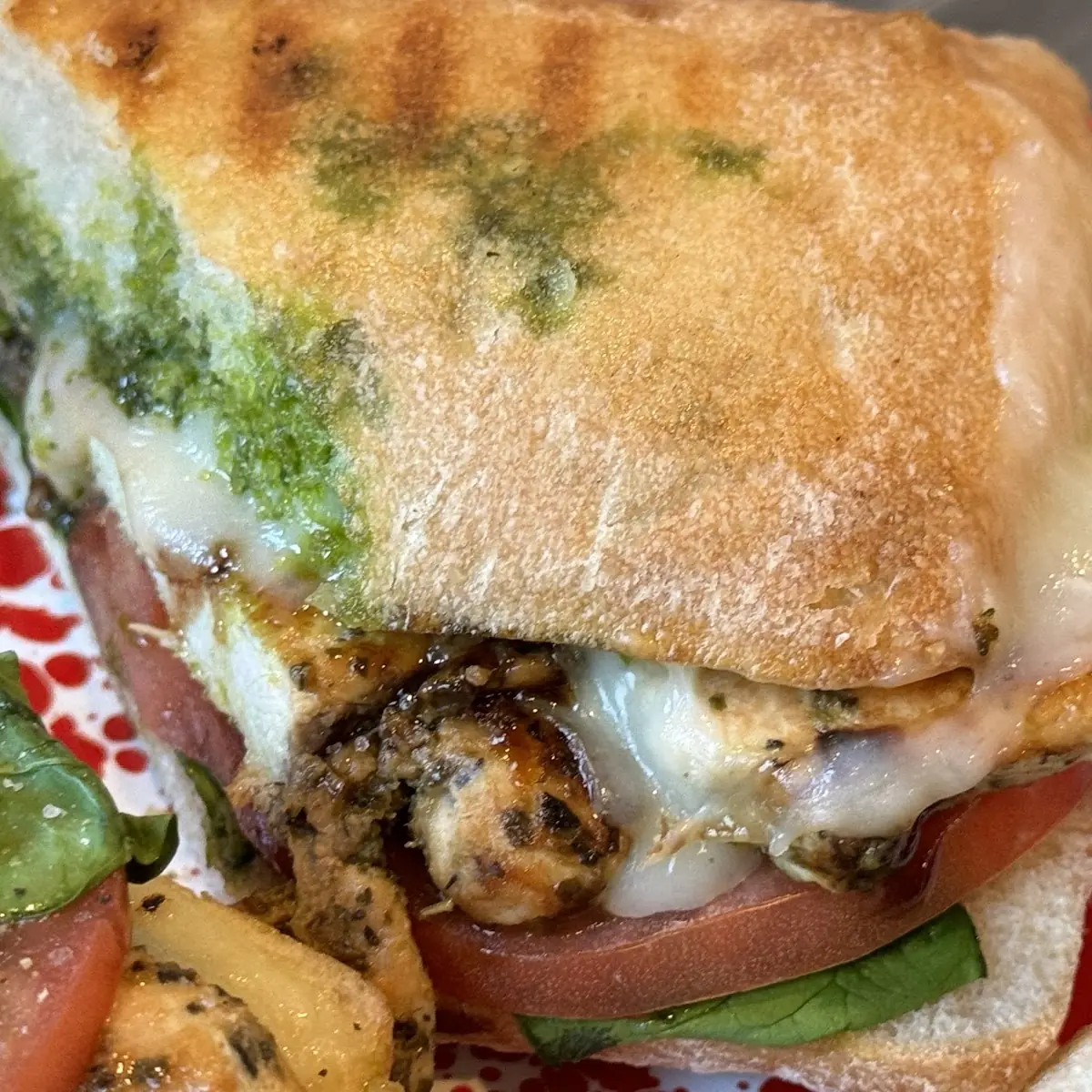 Chicken Caprese Panini