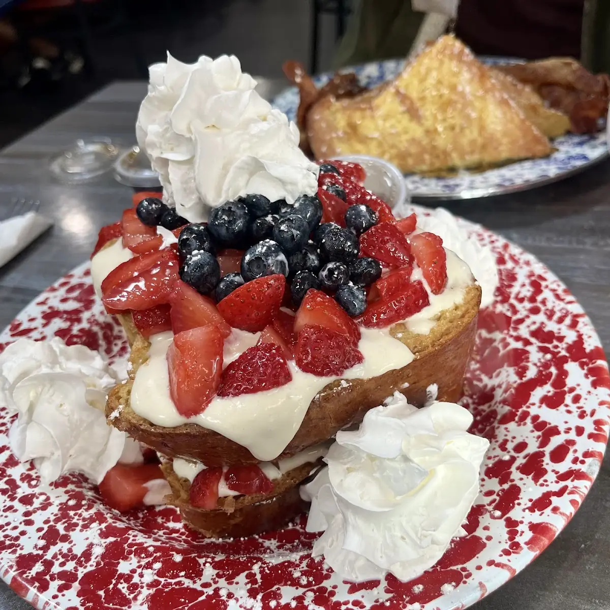 Stuffed French Toast Breakfast