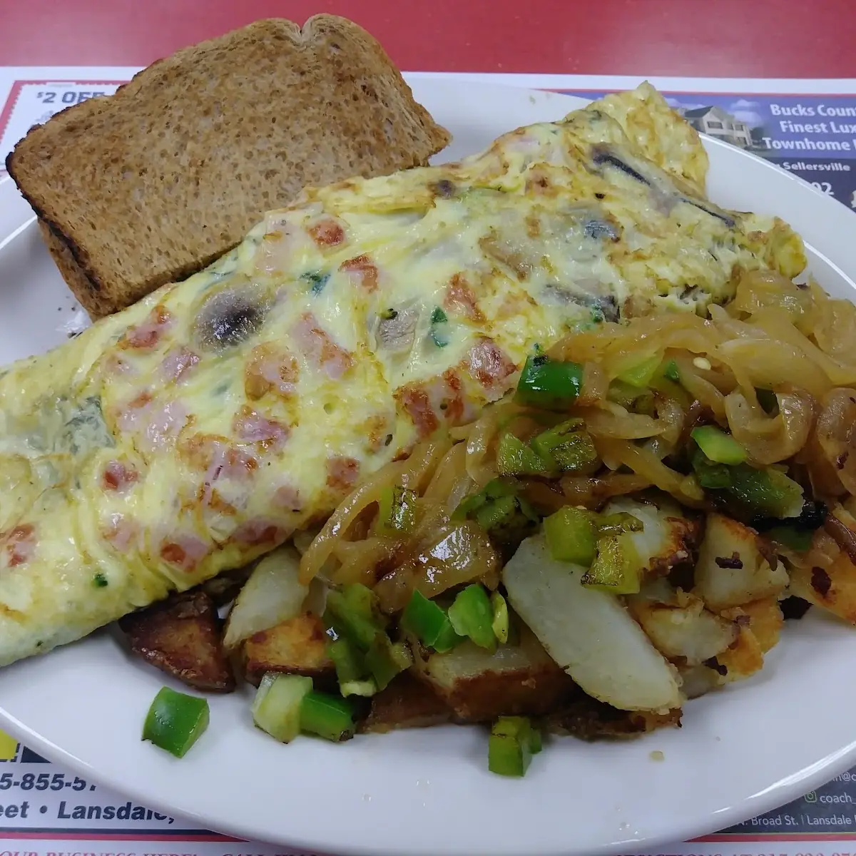 Scrambled Eggs and Toast