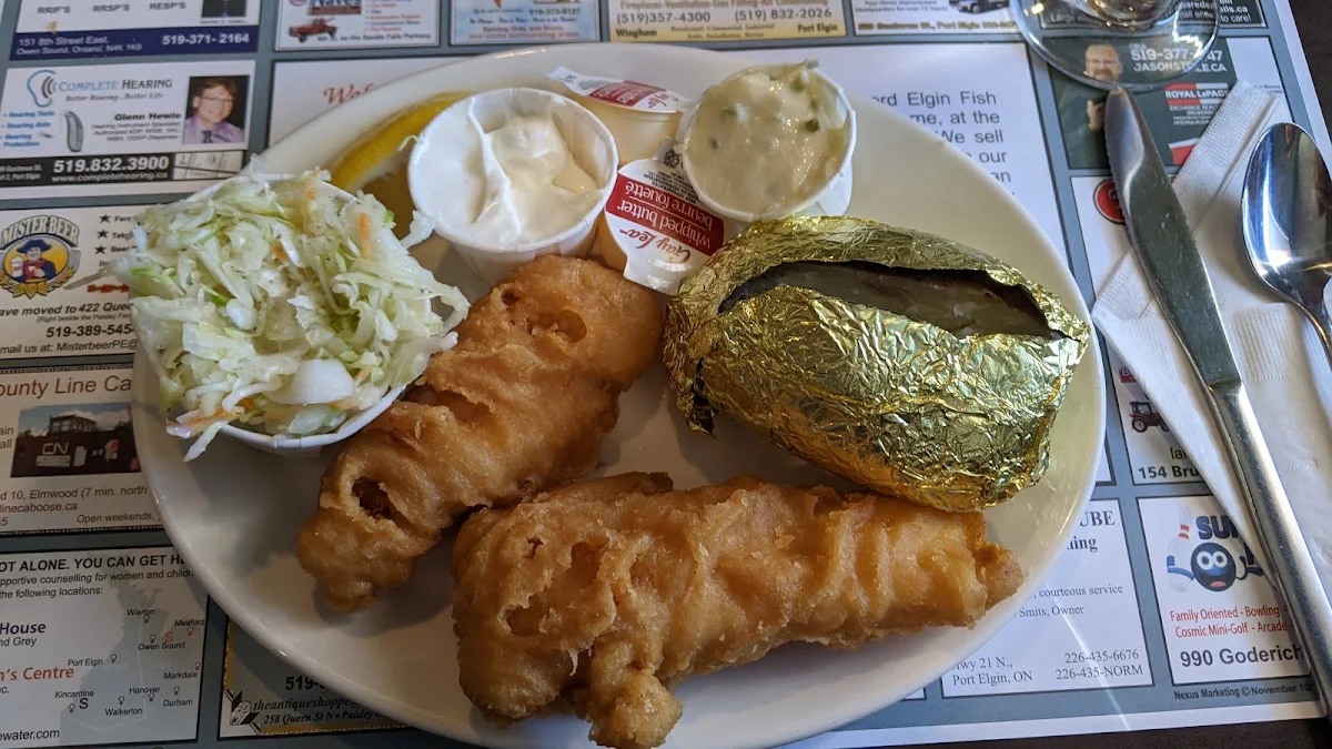 Cod Fish and Baked Potato