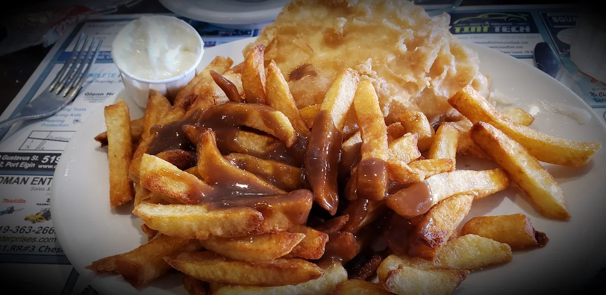 Fish and Chips with Gravy