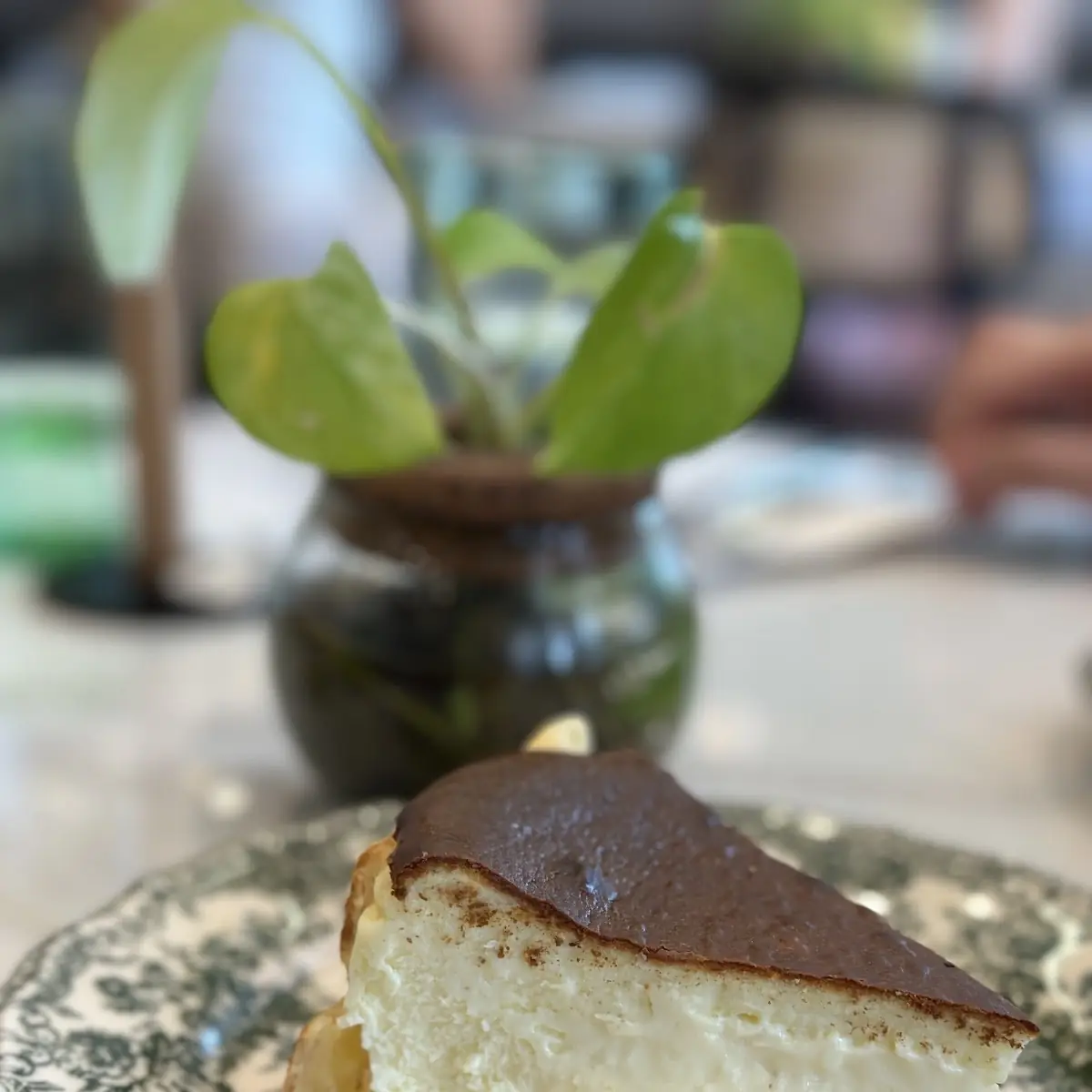 Basque Cheesecake Slice