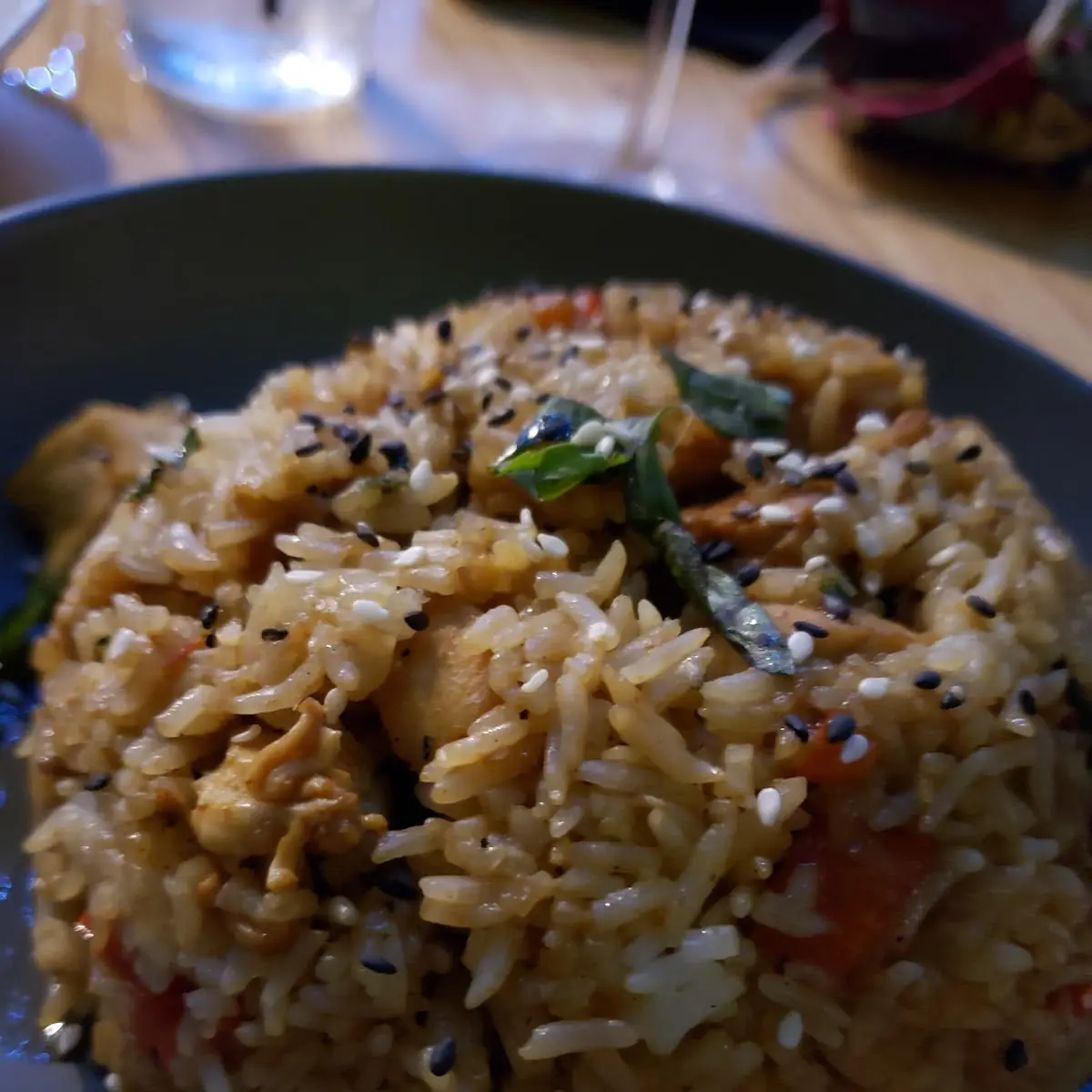 Coconut Basil Fried Rice