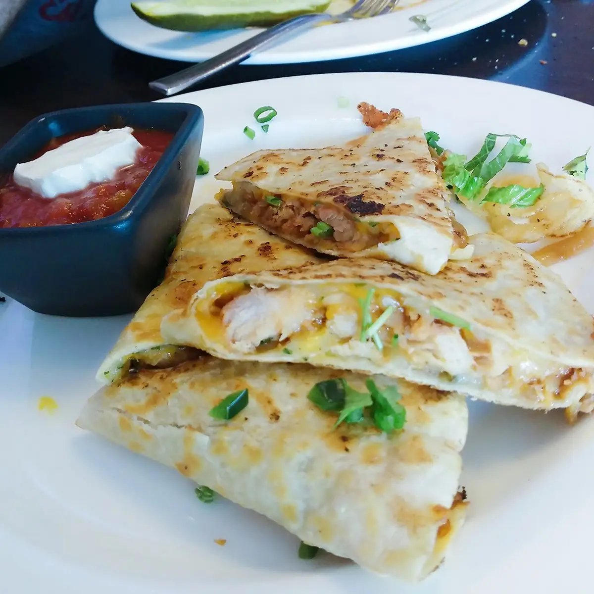 Smoked Chicken Quesadilla