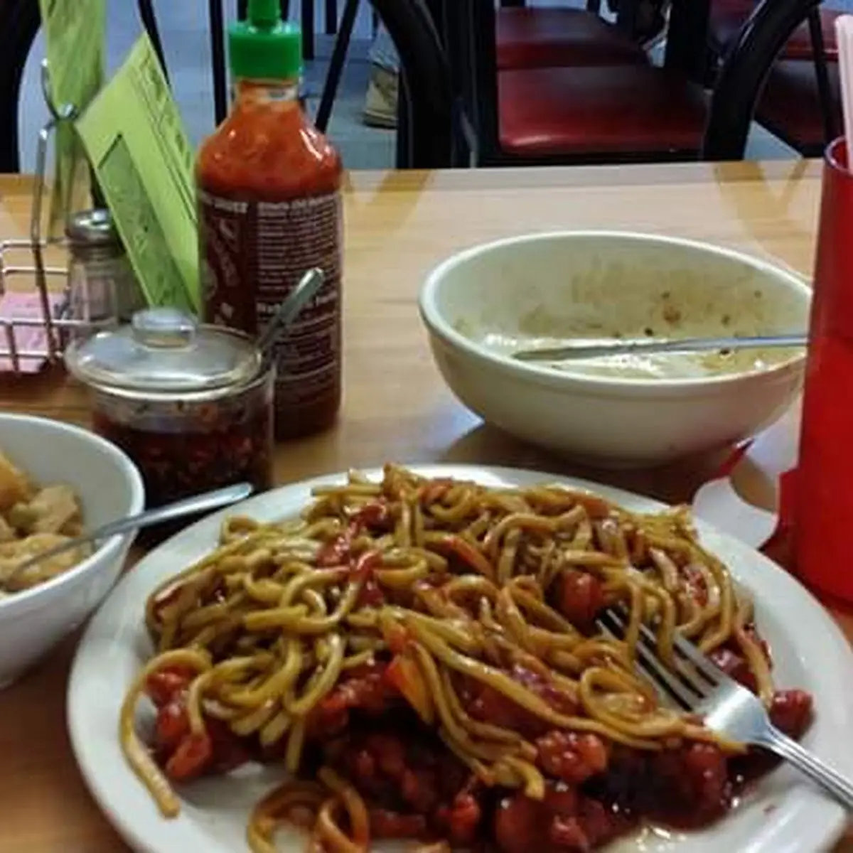 Orange Chicken Lo Mein