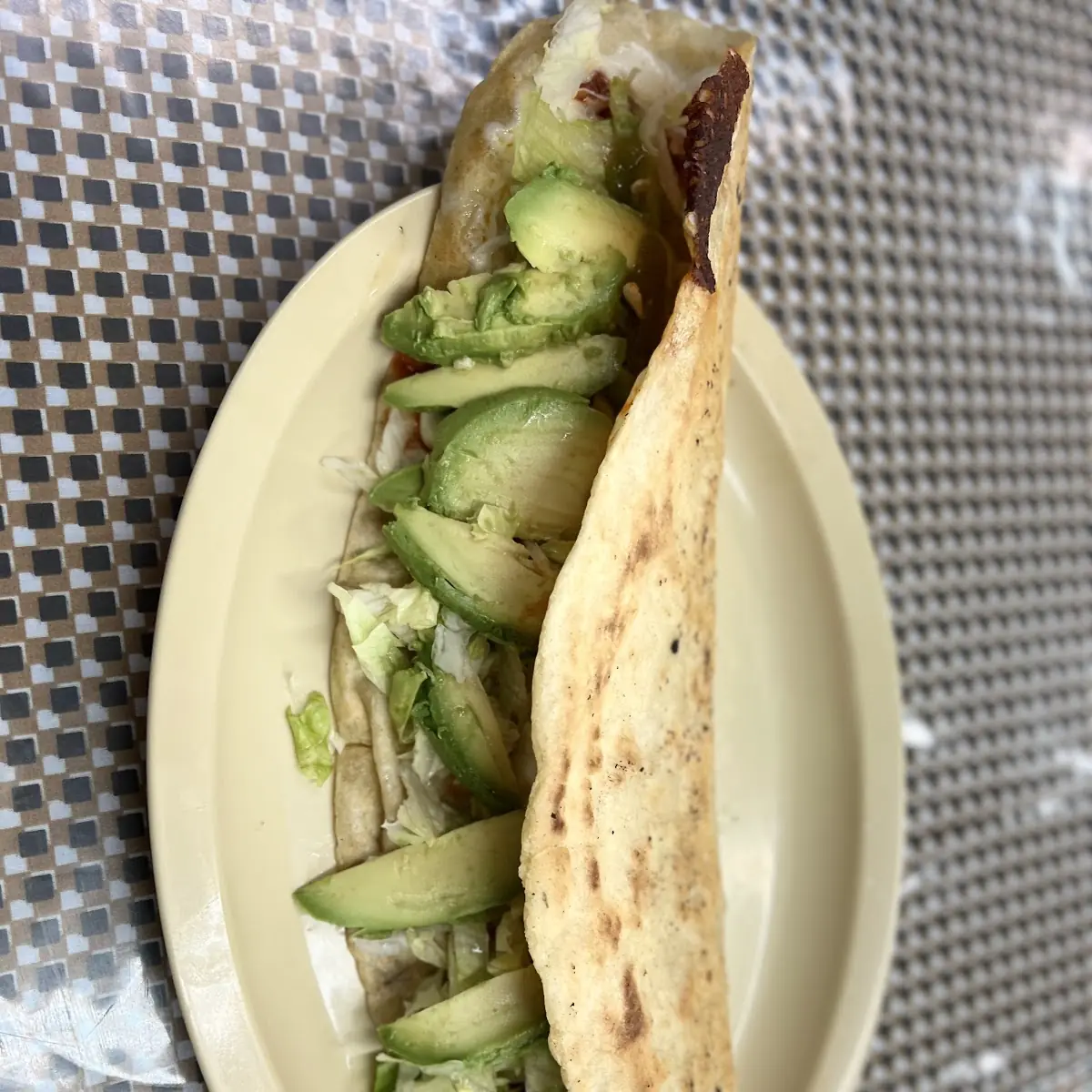 Lengua Quesadilla
