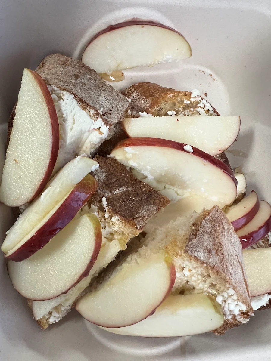 Apple & Goat Cheese Bruschetta